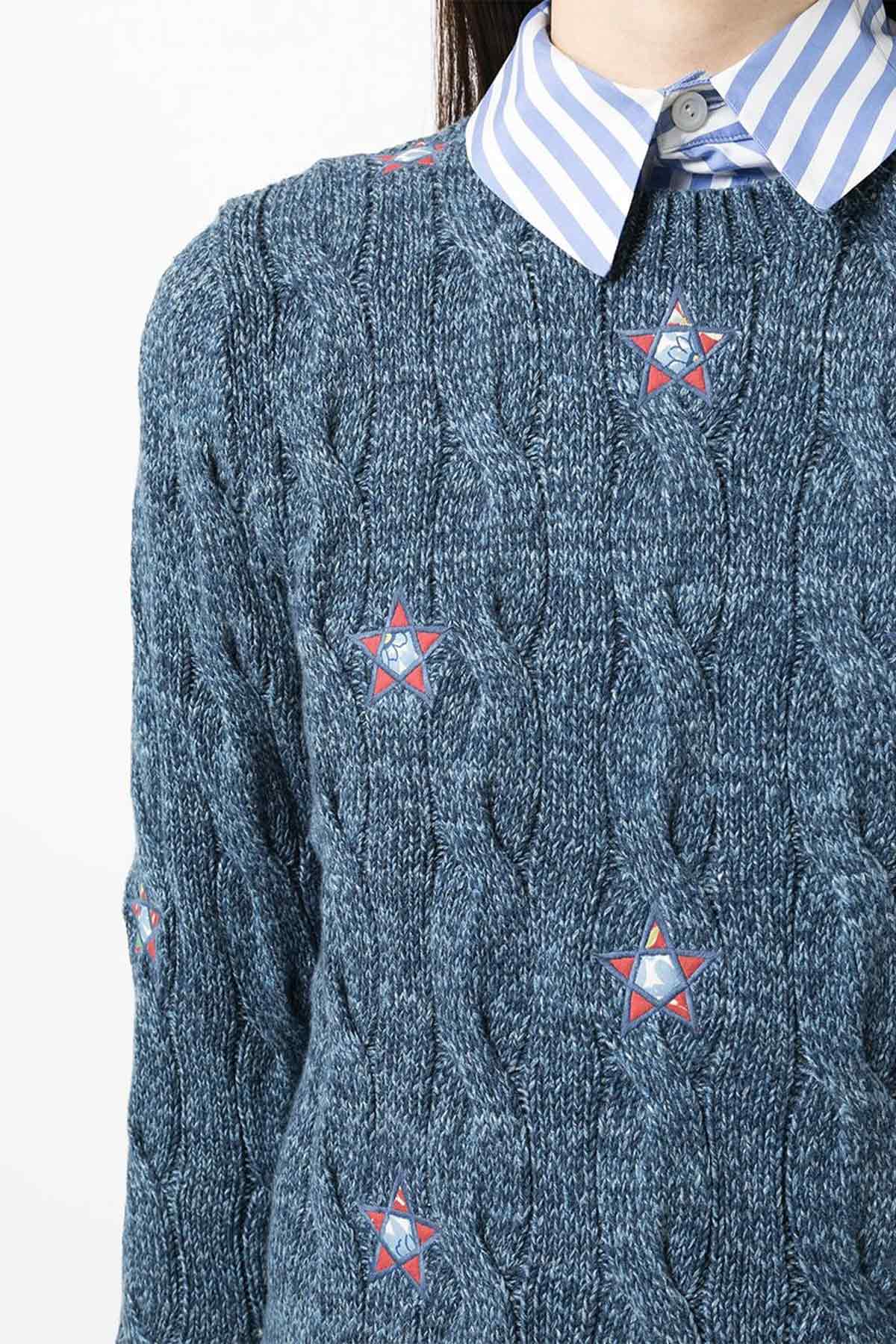 Polo Ralph Lauren Yuvarlak Yaka Saç Örgü Triko-Libas Trendy Fashion Store