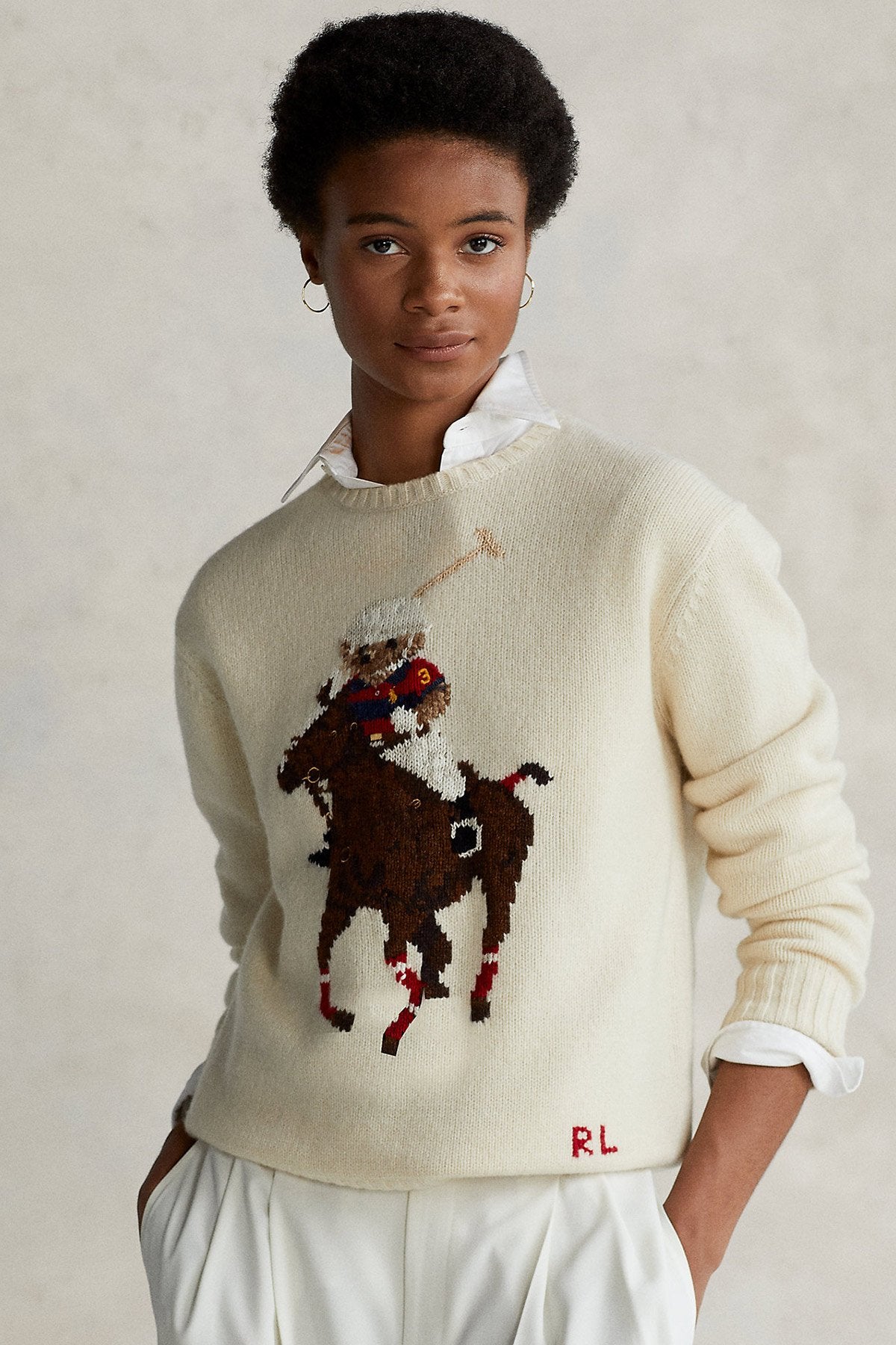 Polo Ralph Lauren Kaşmirli Polo Bear Triko-Libas Trendy Fashion Store