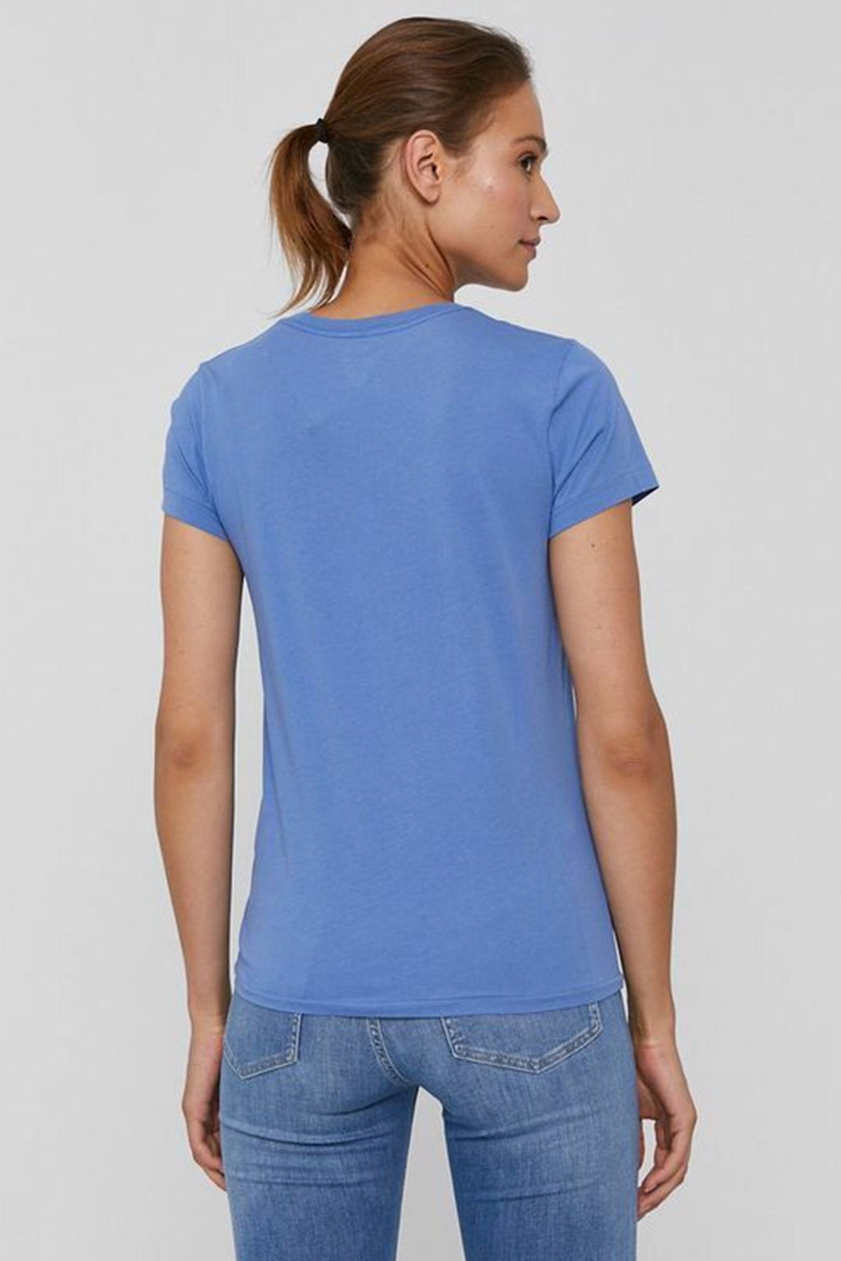 Polo Ralph Lauren Custom Fit V Yaka T-shirt-Libas Trendy Fashion Store