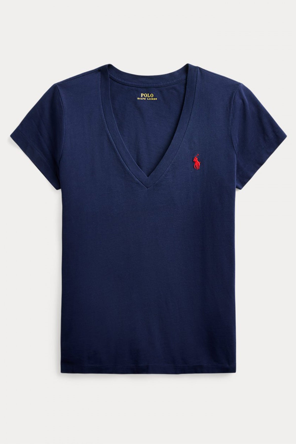 Polo Ralph Lauren Custom Fit V Yaka T-shirt-Libas Trendy Fashion Store