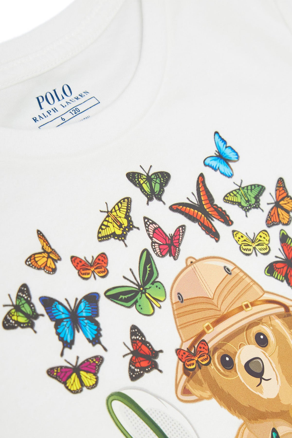 Polo Ralph Lauren Kids 2-4 Yaş Kız Çocuk Polo Bear T-shirt-Libas Trendy Fashion Store