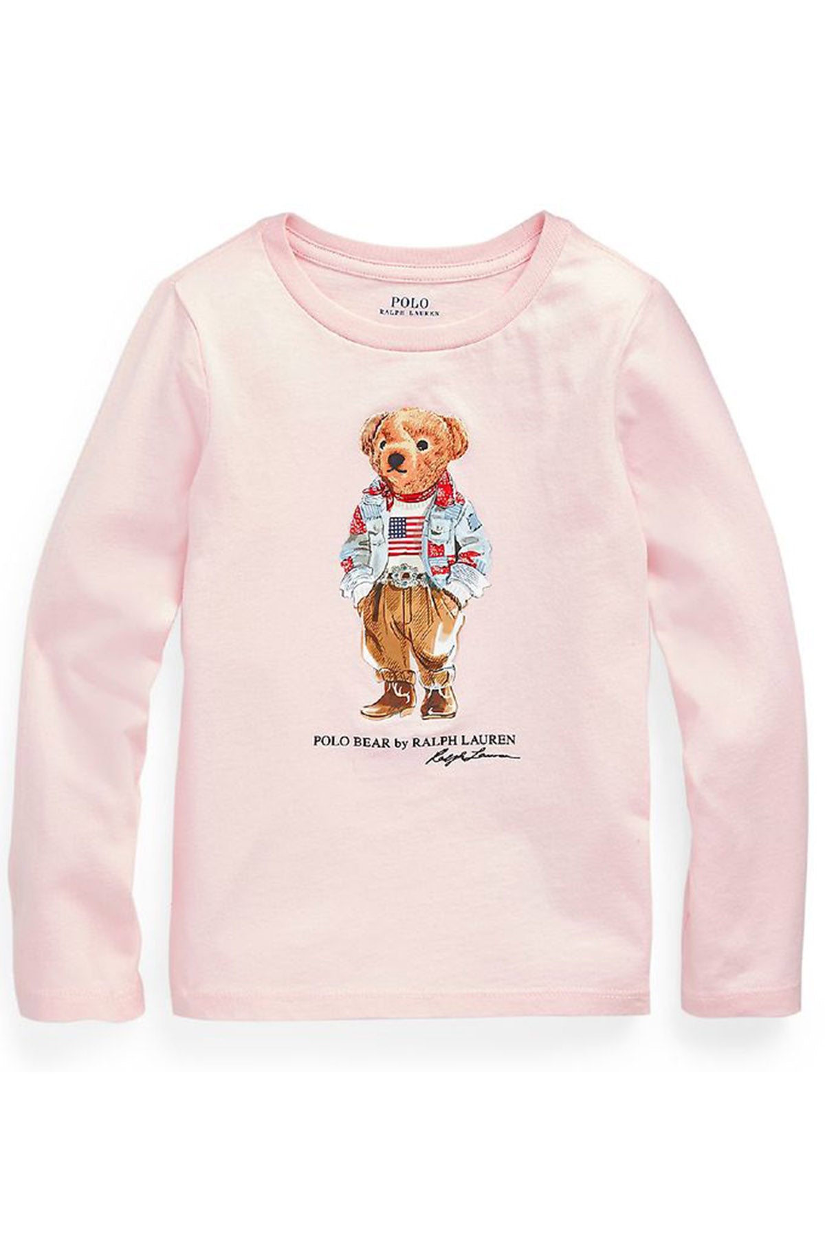 Polo Ralph Lauren Kids 5 Yaş Kız Çocuk Polo Bear T-shirt-Libas Trendy Fashion Store