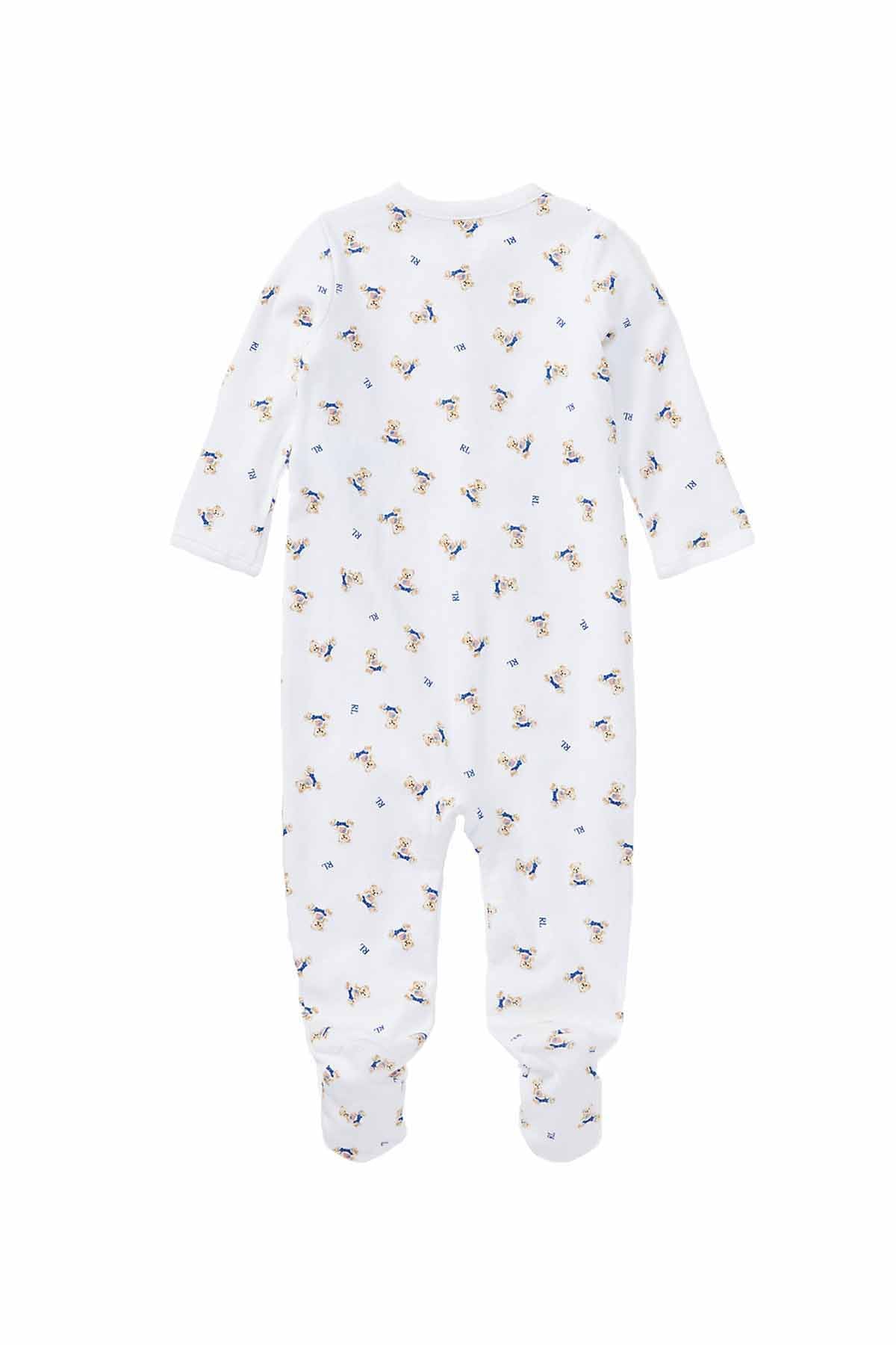 Polo Ralph Lauren Kids Yenidoğan-6 Ay Erkek Bebek Polo Bear Tulum-Libas Trendy Fashion Store