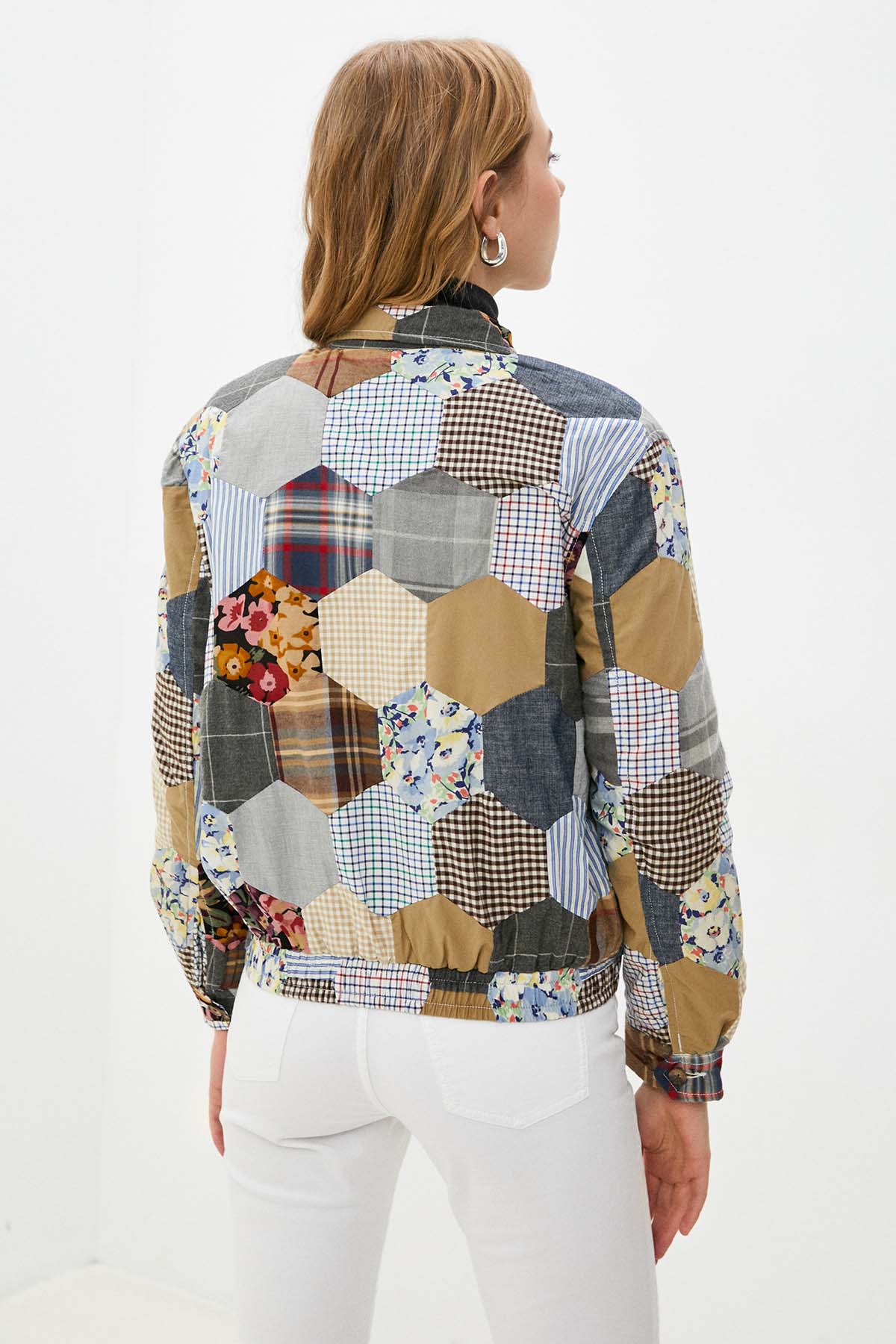 Polo Ralph Lauren Patchwork Desenli Dolgulu Ceket-Libas Trendy Fashion Store