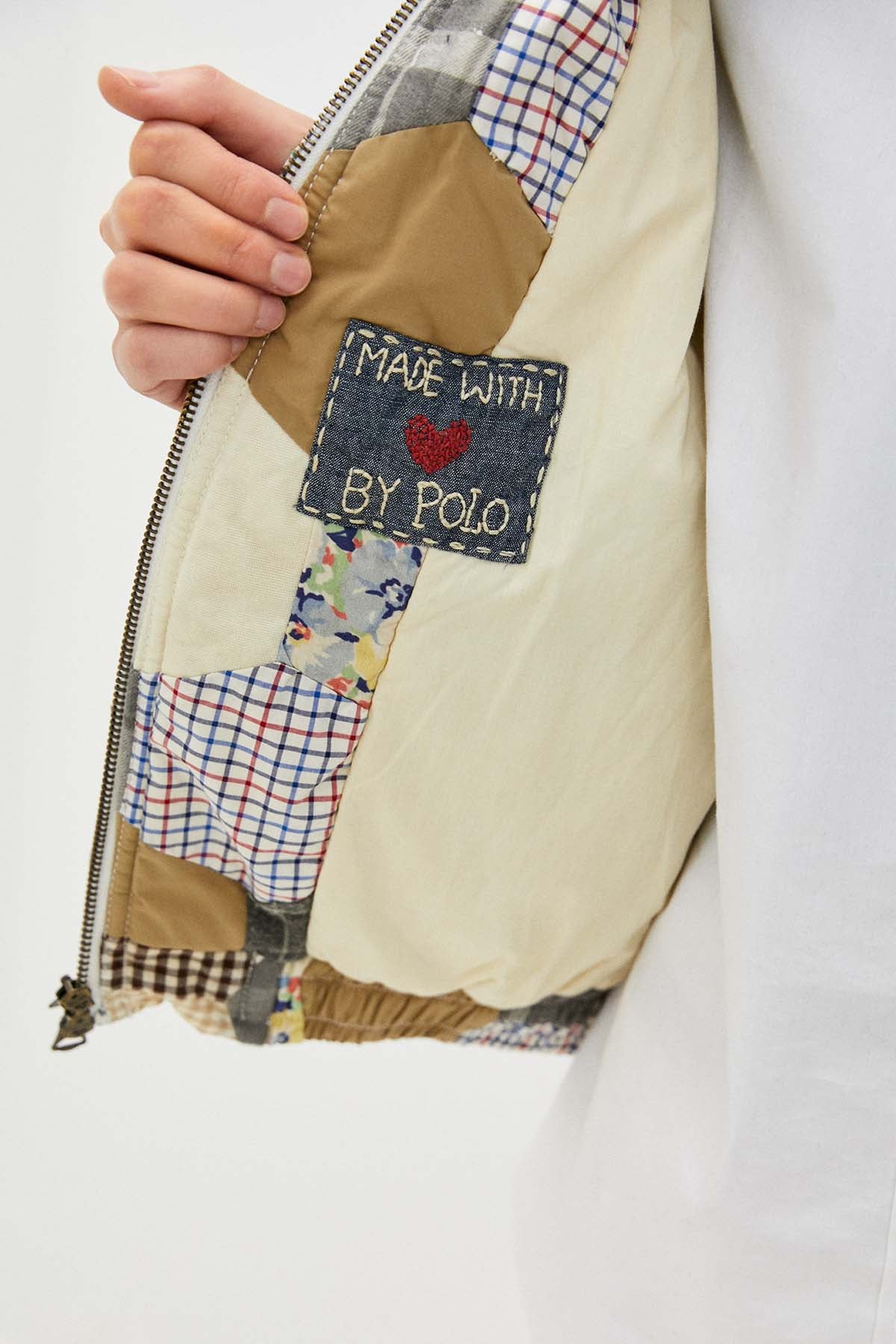 Polo Ralph Lauren Patchwork Desenli Dolgulu Ceket-Libas Trendy Fashion Store