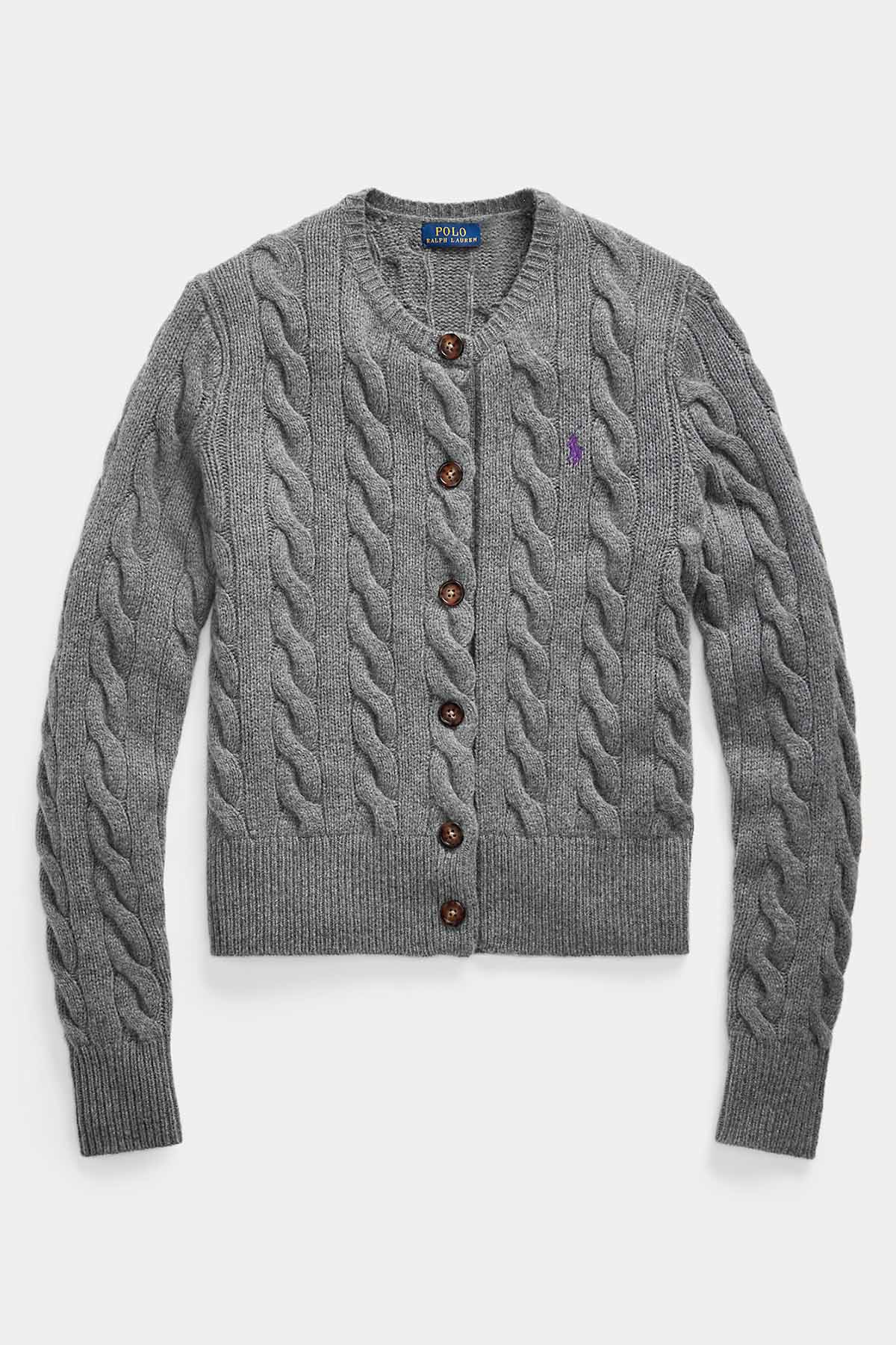 Polo Ralph Lauren Saç Örgü Kaşmirli Triko Ceket-Libas Trendy Fashion Store