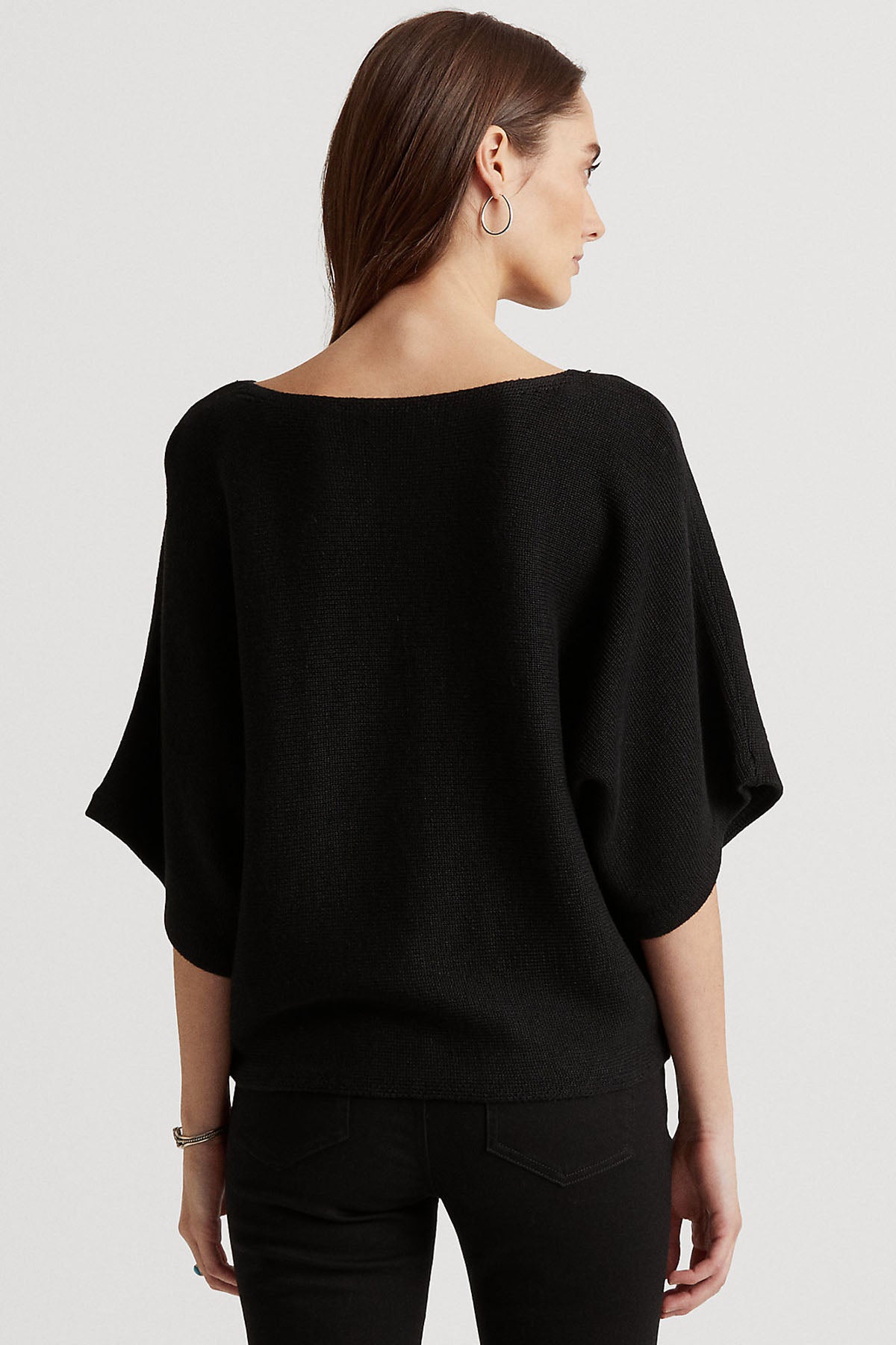 Polo Ralph Lauren Kayık Yaka Geniş Kesim Ketenli Triko-Libas Trendy Fashion Store