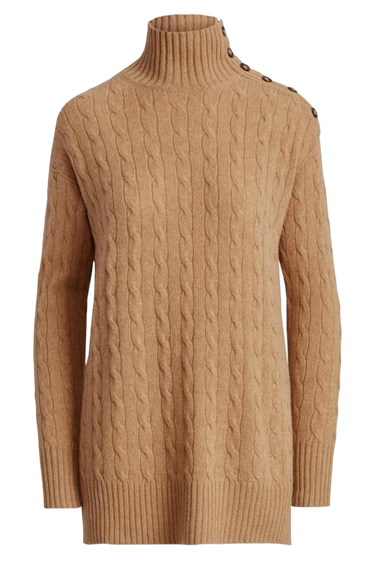 Polo Ralph Lauren Kaşmirli Düğmeli Balıkçı Yaka Triko-Libas Trendy Fashion Store