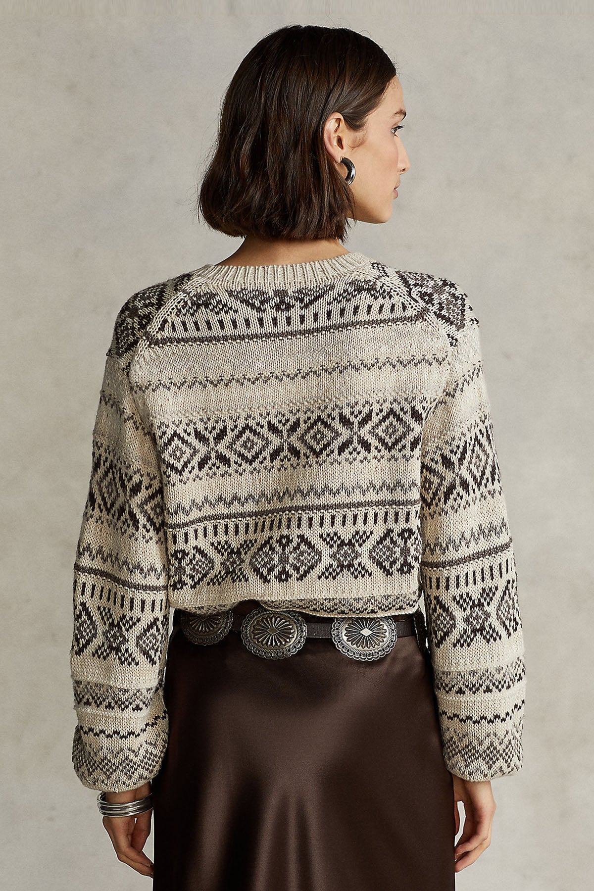 Polo Ralph Lauren Etnik Desenli Örgü Triko-Libas Trendy Fashion Store