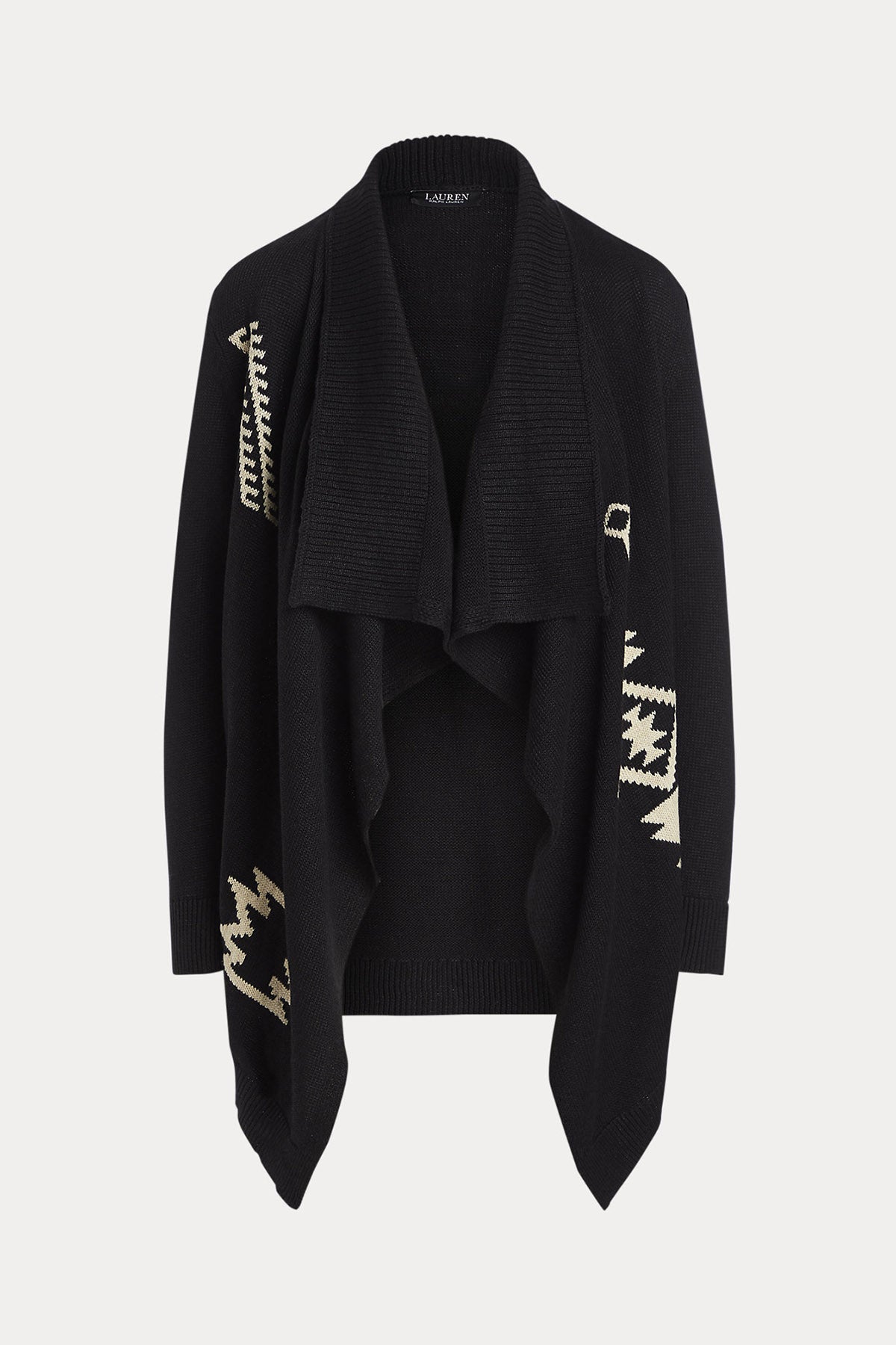 Polo Ralph Lauren Şal Yaka Etnik Desenli Triko Ceket-Libas Trendy Fashion Store