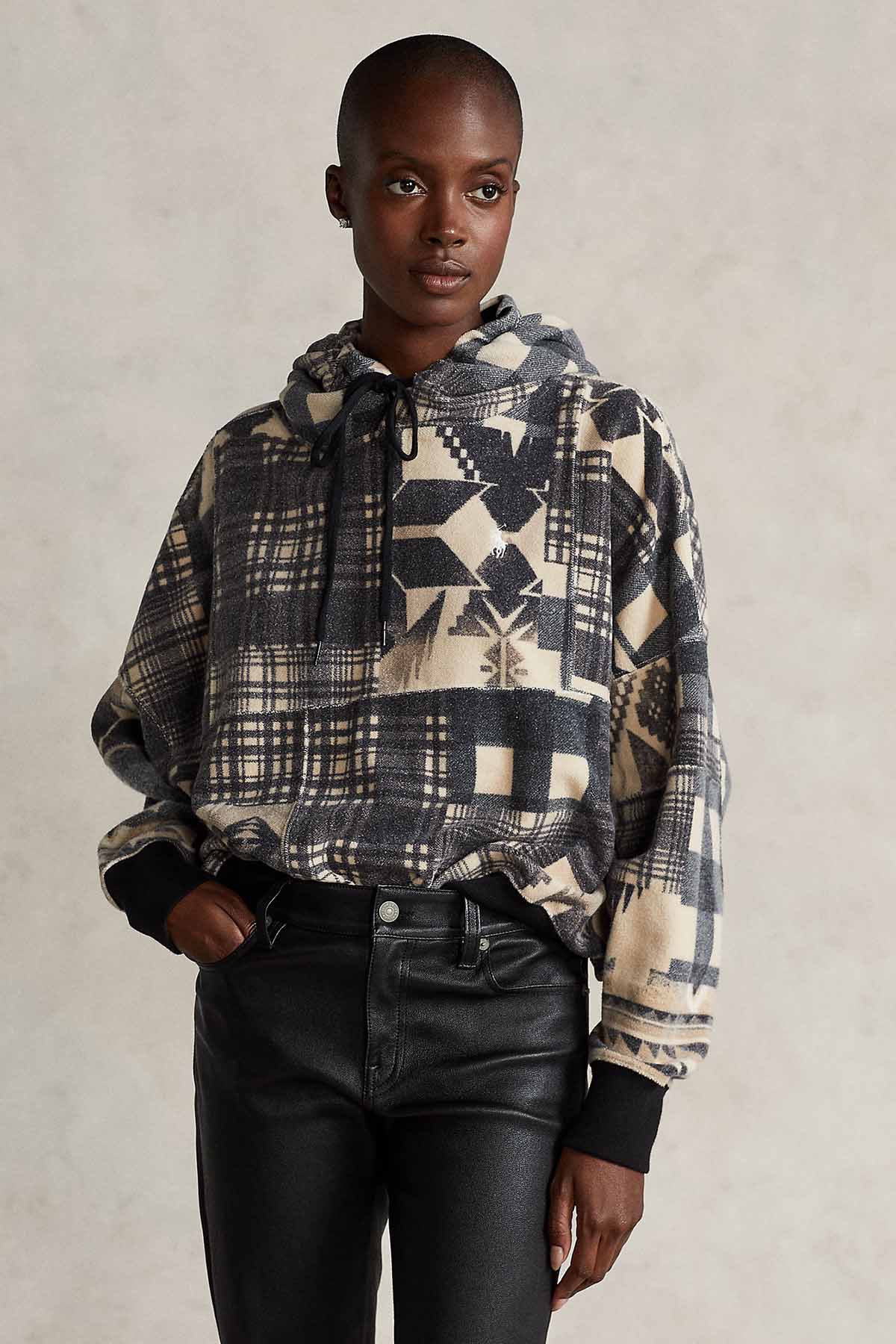 Polo Ralph Lauren Etnik Desenli Kapüşonlu Sweatshirt-Libas Trendy Fashion Store