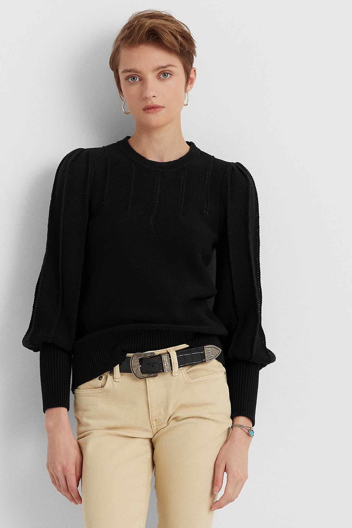 Polo Ralph Lauren Slim Fit Örgü Triko-Libas Trendy Fashion Store