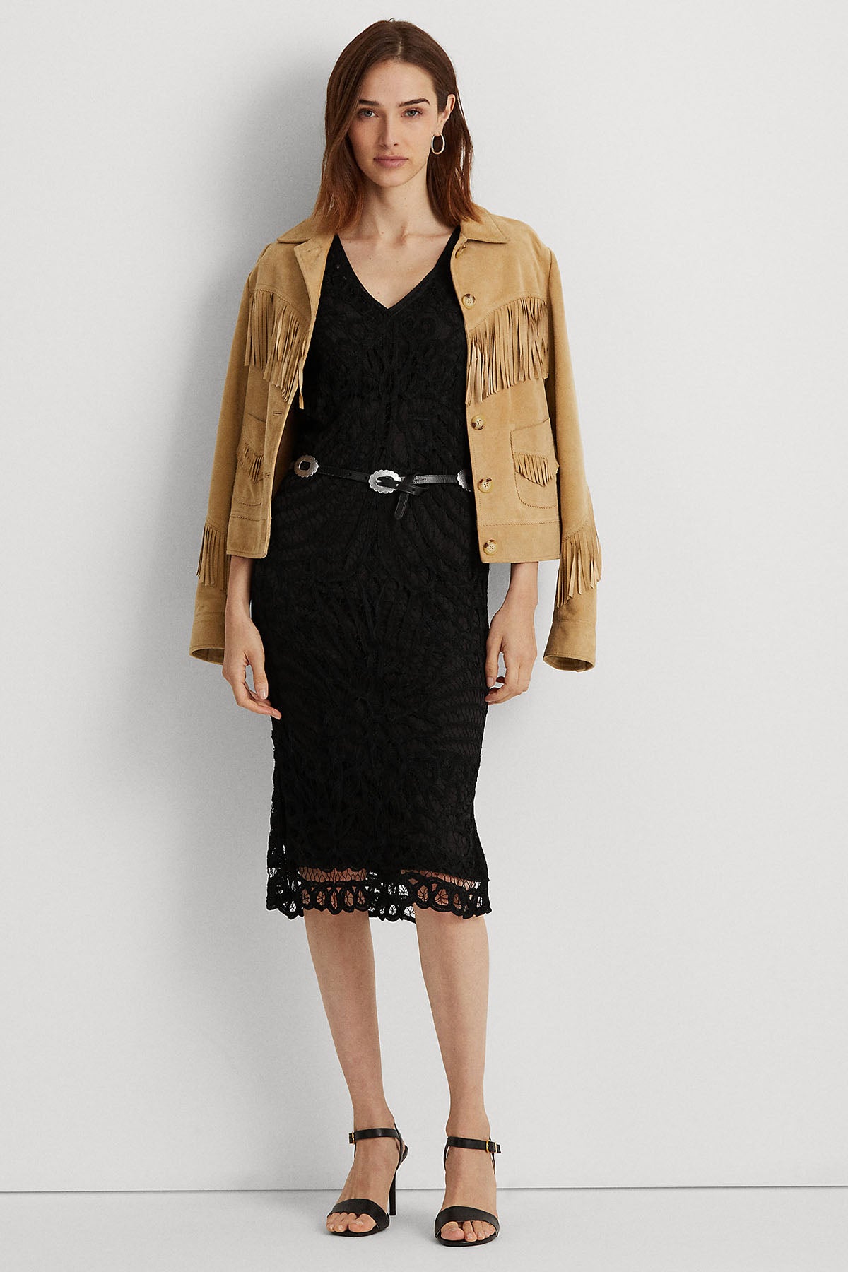 Polo Ralph Lauren Nakışlı Abiye Elbise-Libas Trendy Fashion Store