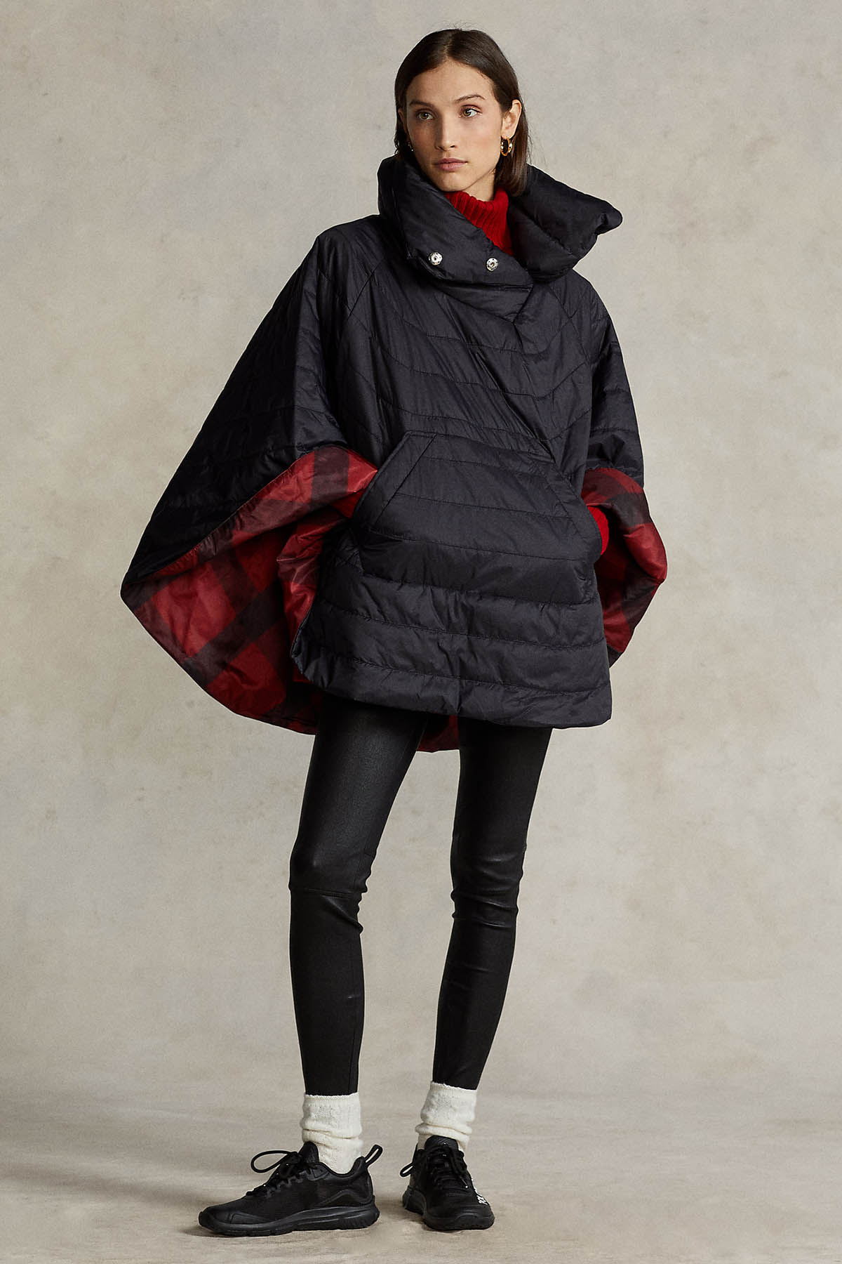 Polo Ralph Lauren Puffer Çift Taraflı Panço-Libas Trendy Fashion Store