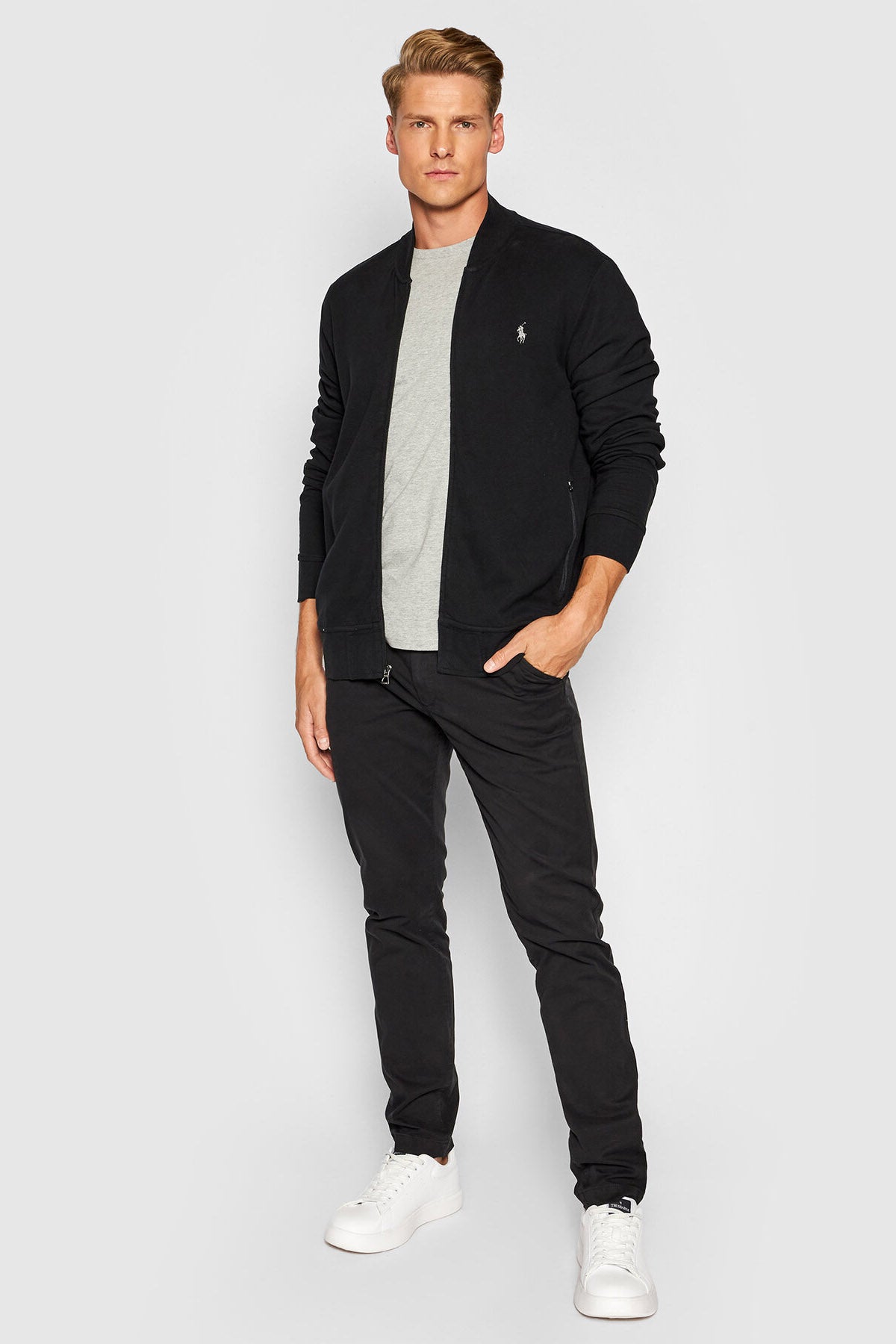 Polo Ralph Lauren Pilot Yaka Sweatshirt Ceket-Libas Trendy Fashion Store