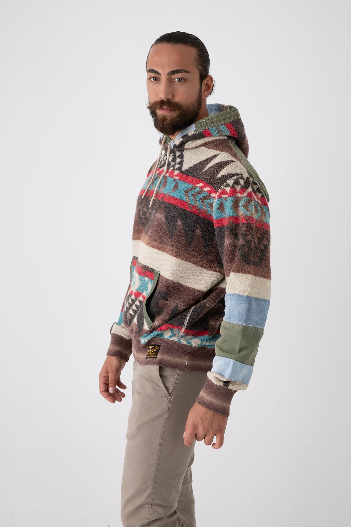 Polo Ralph Lauren Etnik Desenli İçi Polarlı Sweatshirt-Libas Trendy Fashion Store