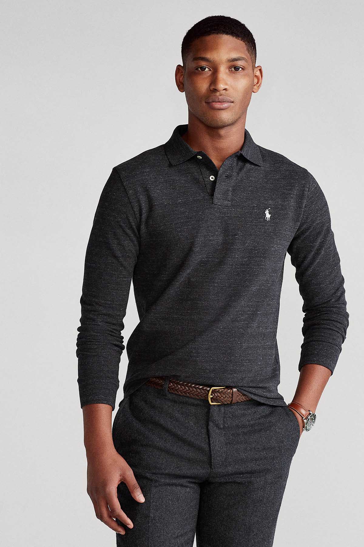 Polo Ralph Lauren Polo Yaka Uzun Kollu T-shirt-Libas Trendy Fashion Store