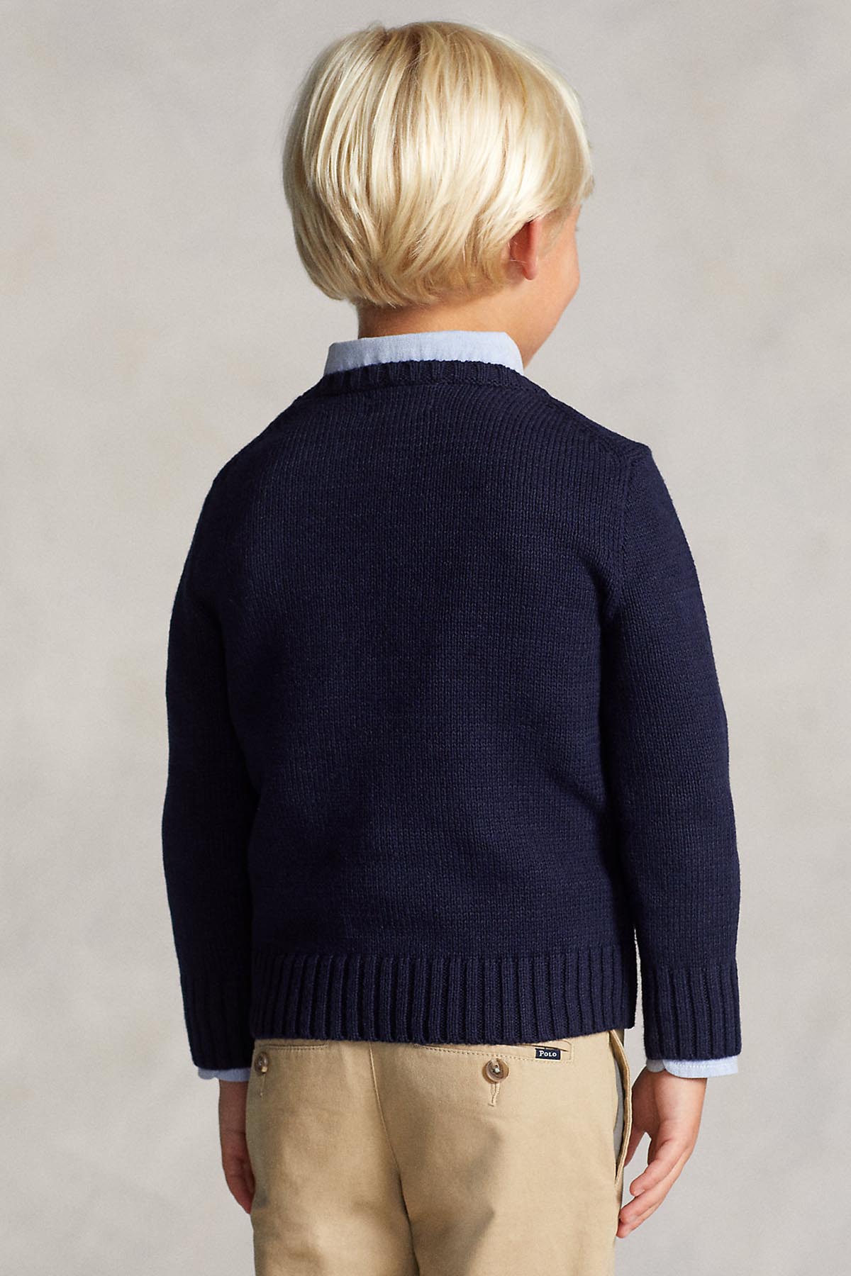 Polo Ralph Lauren Kids 2-4 Yaş Erkek Çocuk Polo Bear Örgü Triko-Libas Trendy Fashion Store