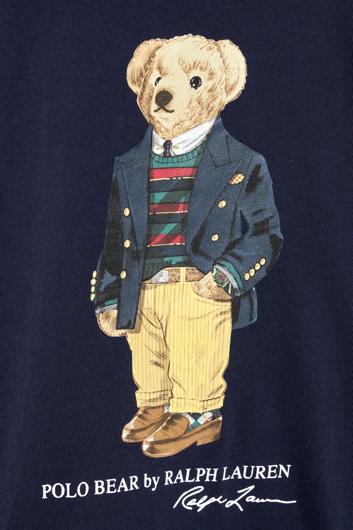 Polo Ralph Lauren Kids 5-7 Yaş Erkek Çocuk Polo Bear Uzun Kollu T-shirt-Libas Trendy Fashion Store