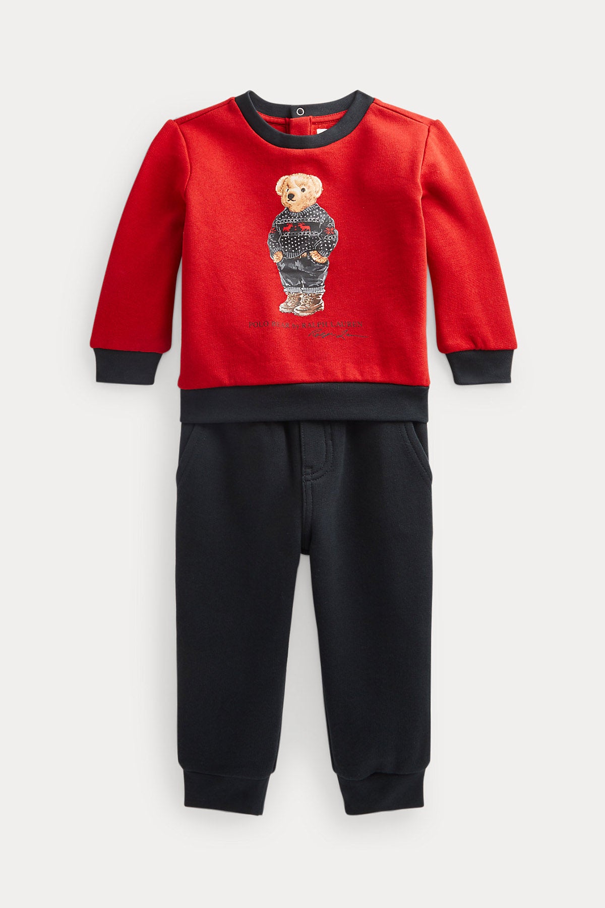 Polo Ralph Lauren Kids 9-24 Ay Erkek Bebek Polo Bear Eşofman Takımı-Libas Trendy Fashion Store