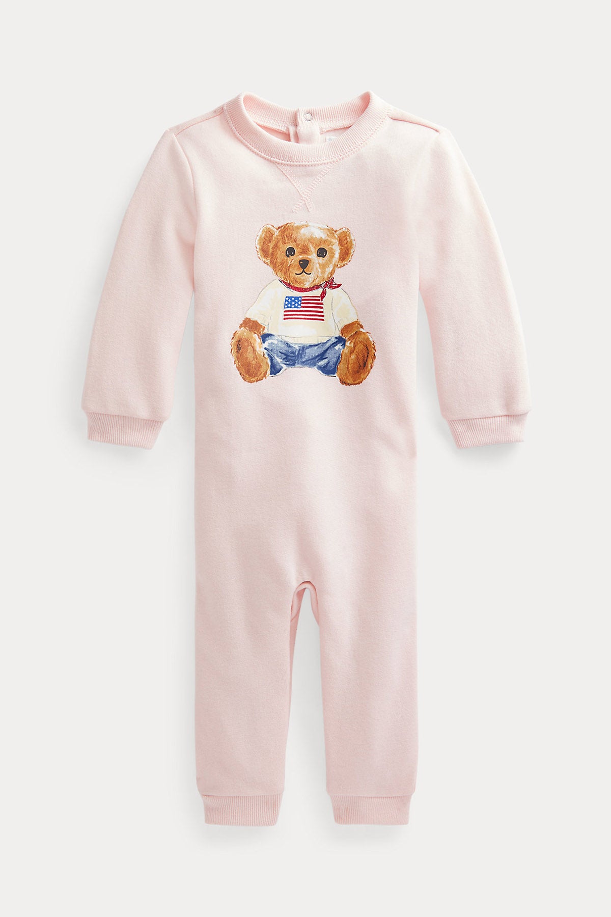 Polo Ralph Lauren Kids 3-9 Ay Kız Bebek Polo Bear Tulum-Libas Trendy Fashion Store