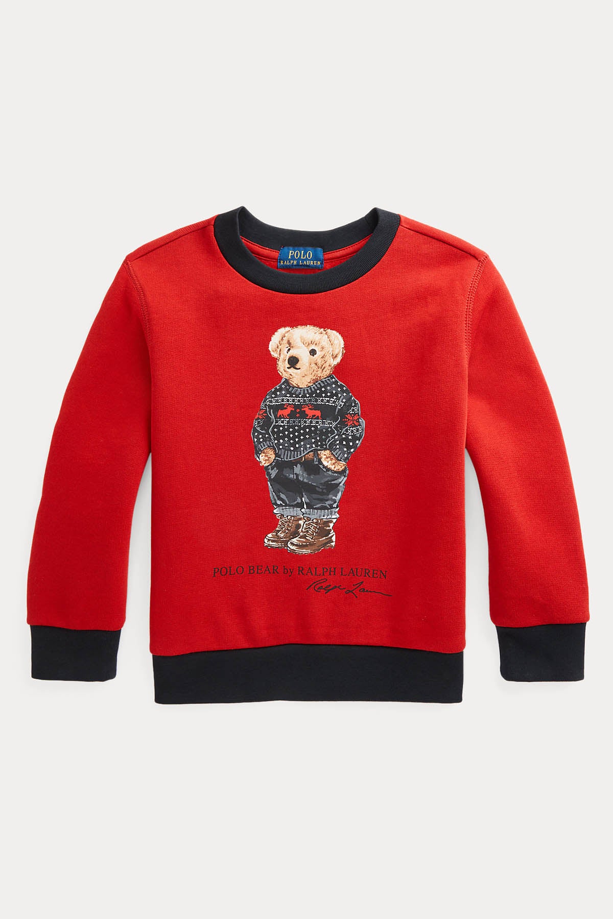 Polo Ralph Lauren Kids 2-4 Yaş Erkek Çocuk Polo Bear Sweatshirt-Libas Trendy Fashion Store
