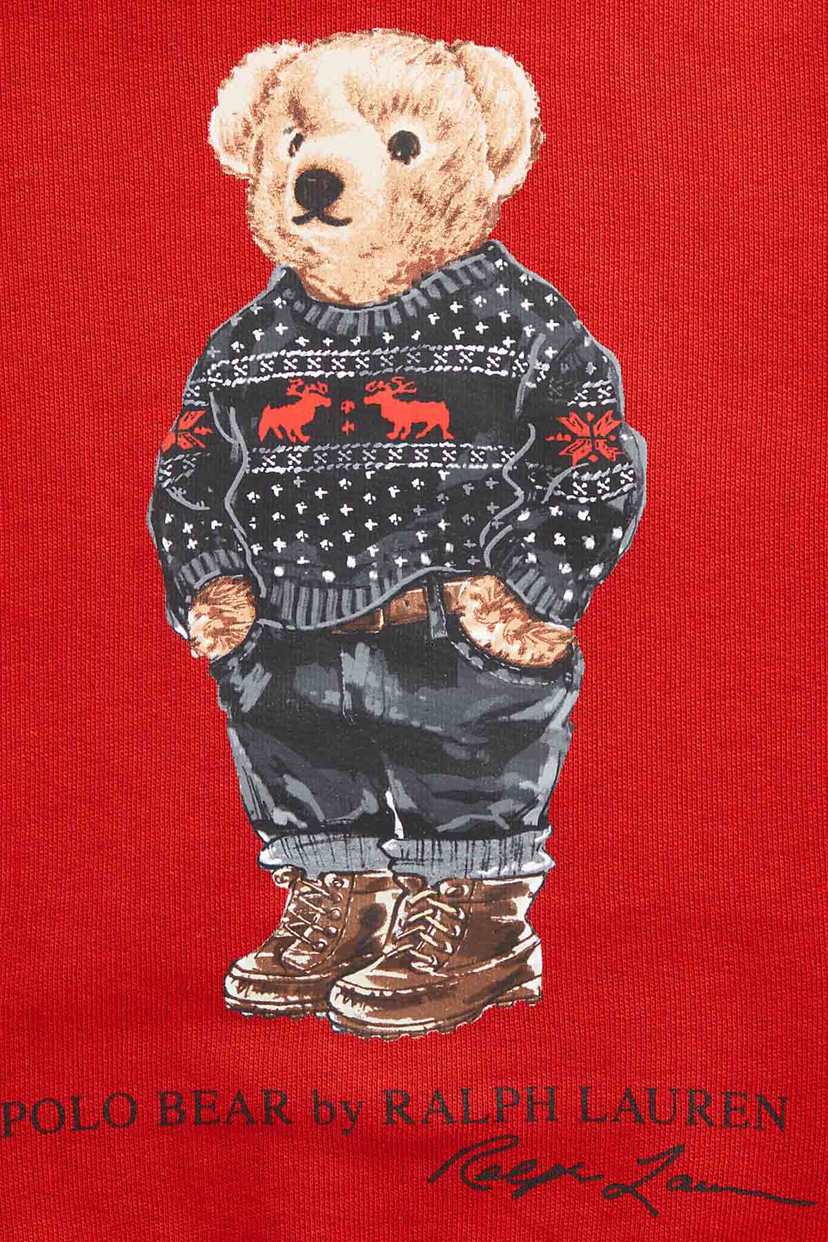 Polo Ralph Lauren Kids 2-4 Yaş Erkek Çocuk Polo Bear Sweatshirt-Libas Trendy Fashion Store