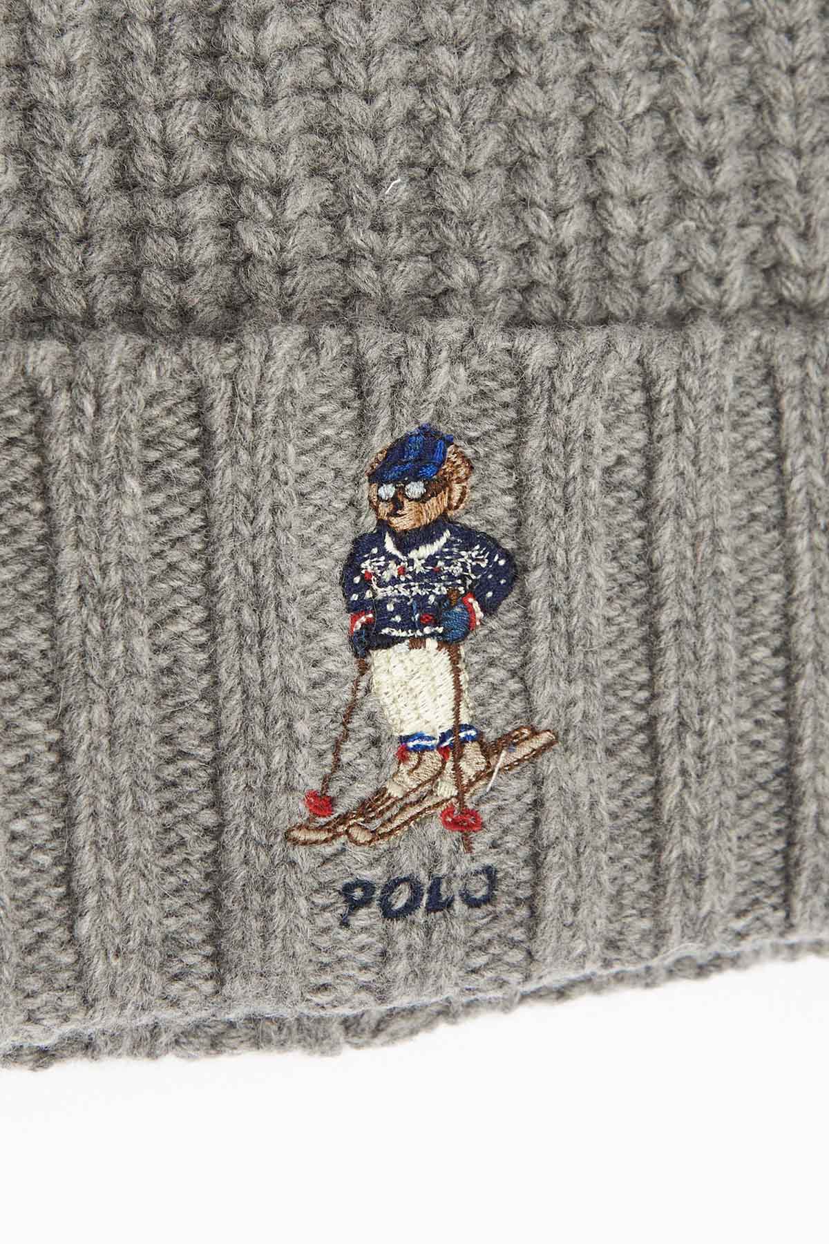 Polo Ralph Lauren Unisex Polo Bear Örgü Bere-Libas Trendy Fashion Store