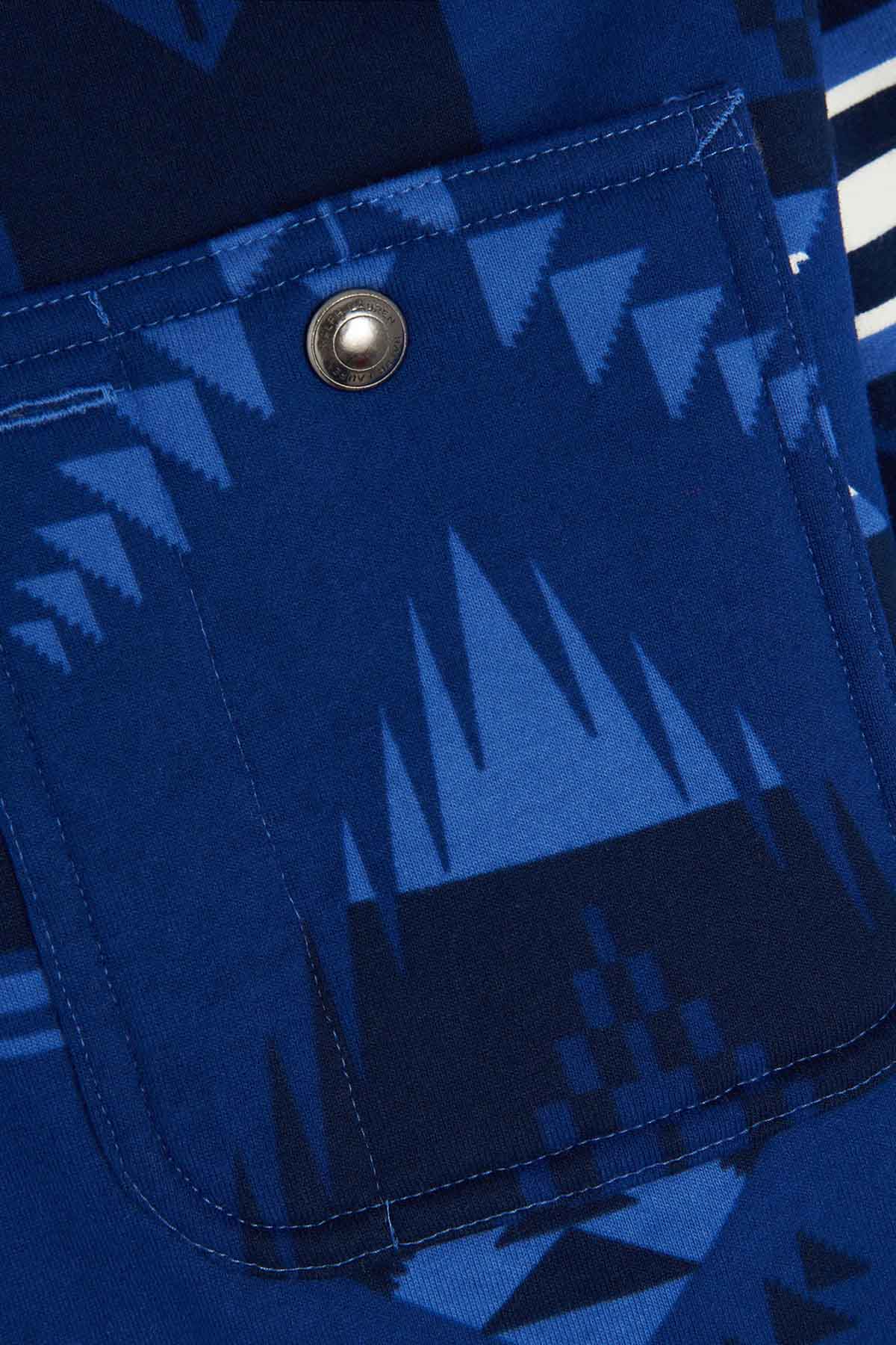 Polo Ralph Lauren Dik Yaka Düğmeli Yaka Desenli Sweatshirt-Libas Trendy Fashion Store