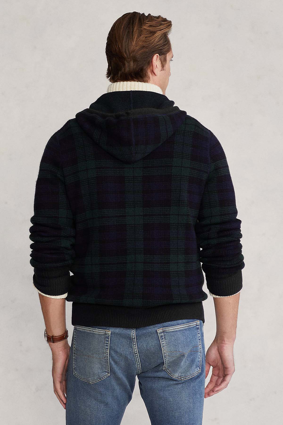 Polo Ralph Lauren Ekoseli Kapüşonlu Yün Ceket-Libas Trendy Fashion Store