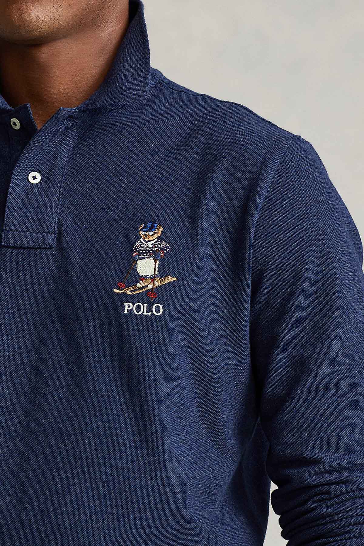 Polo Ralph Lauren Kayak Temalı Polo Bear Polo Yaka Triko-Libas Trendy Fashion Store