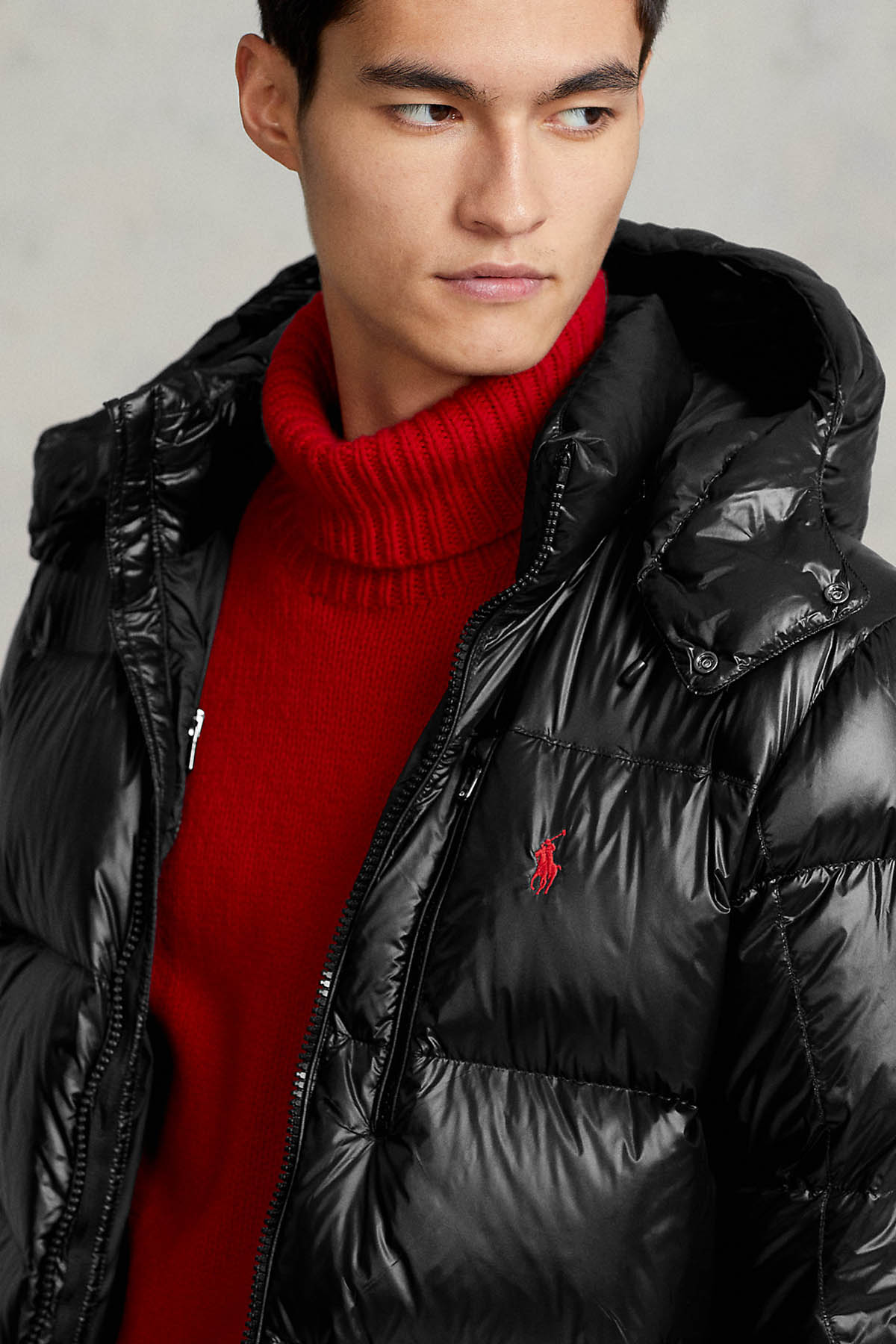 Polo Ralph Lauren Parlak Puffer Mont-Libas Trendy Fashion Store