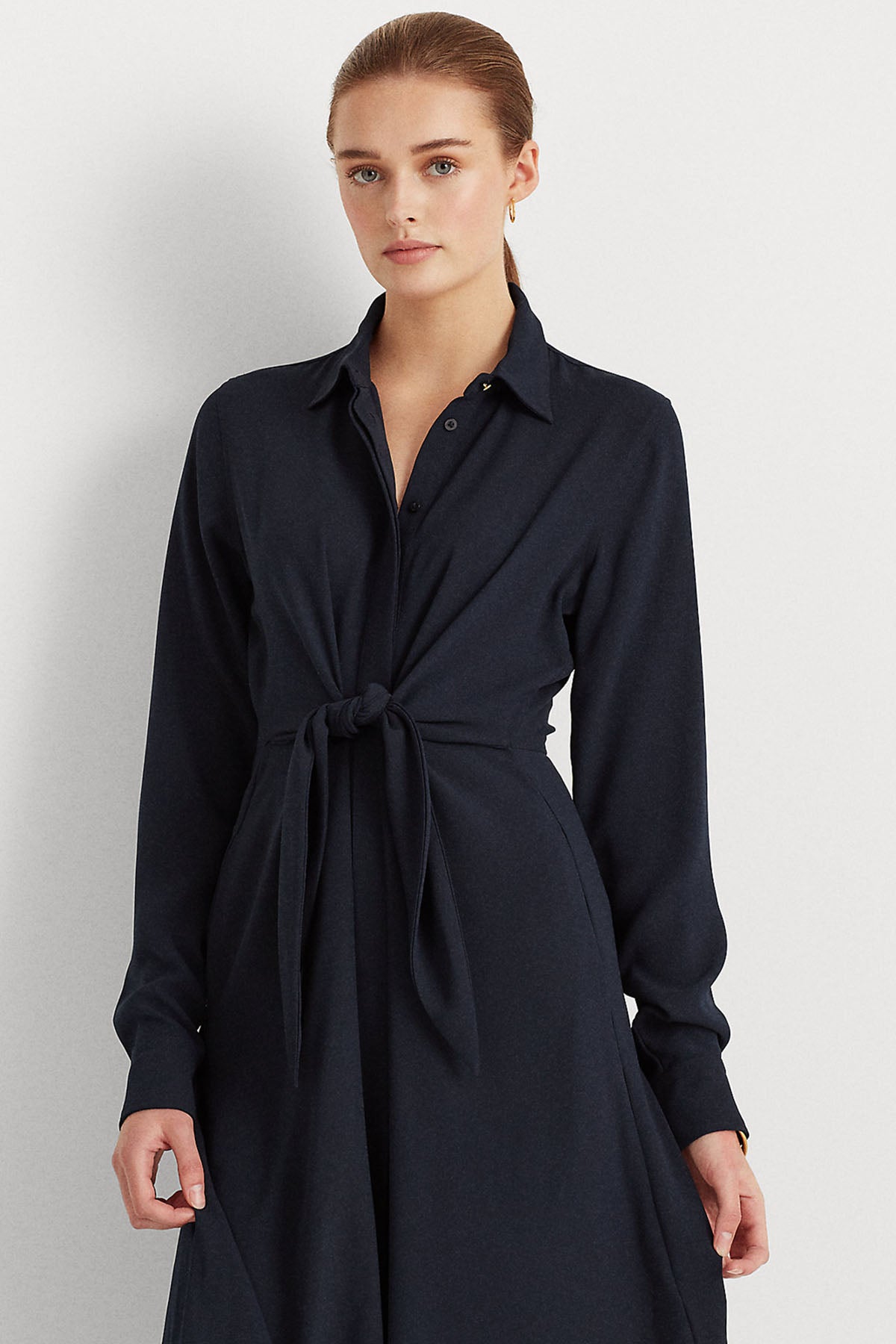 Polo Ralph Lauren Belden Kuşaklı Midi Elbise-Libas Trendy Fashion Store