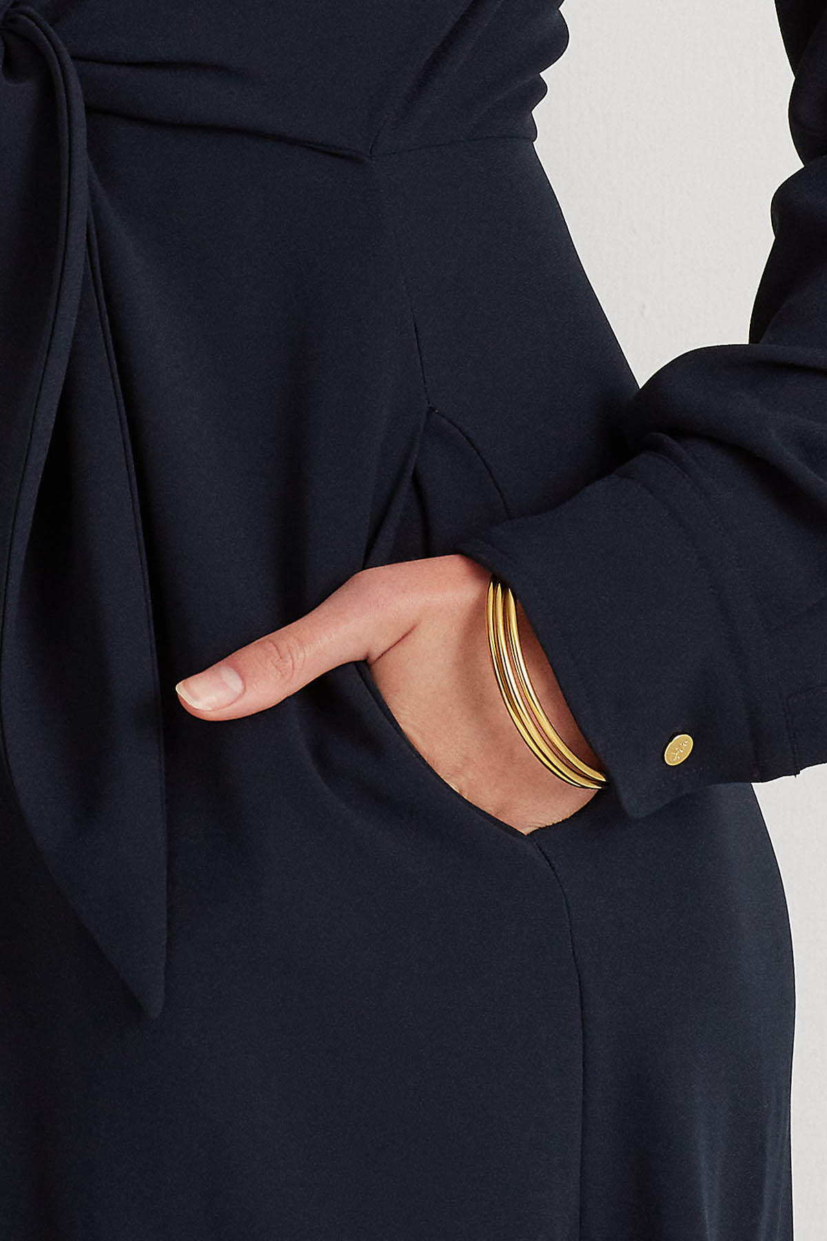 Polo Ralph Lauren Belden Kuşaklı Midi Elbise-Libas Trendy Fashion Store