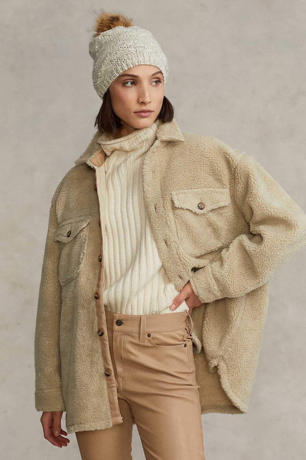 Polo Ralph Lauren Peluş Gömlek Ceket-Libas Trendy Fashion Store