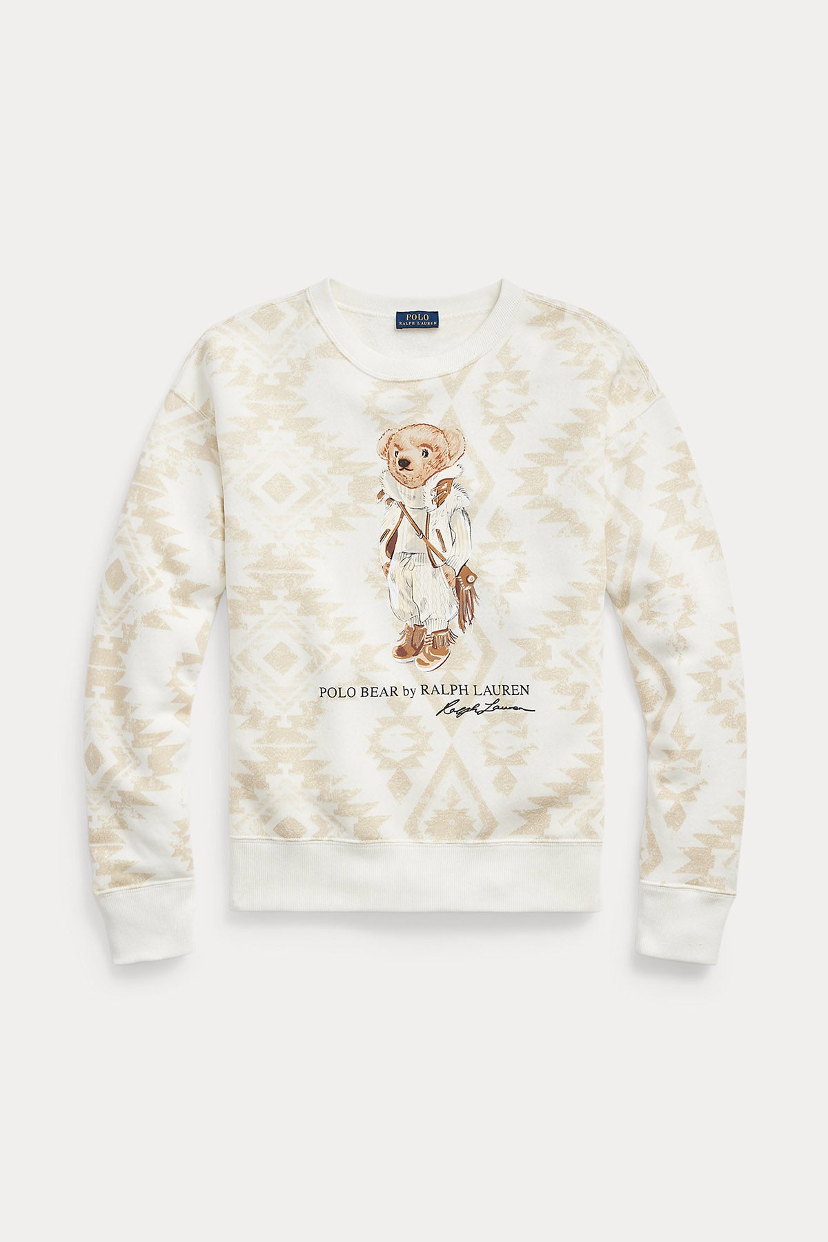 Polo Ralph Lauren Etnik Desenli Polo Bear Sweatshirt-Libas Trendy Fashion Store