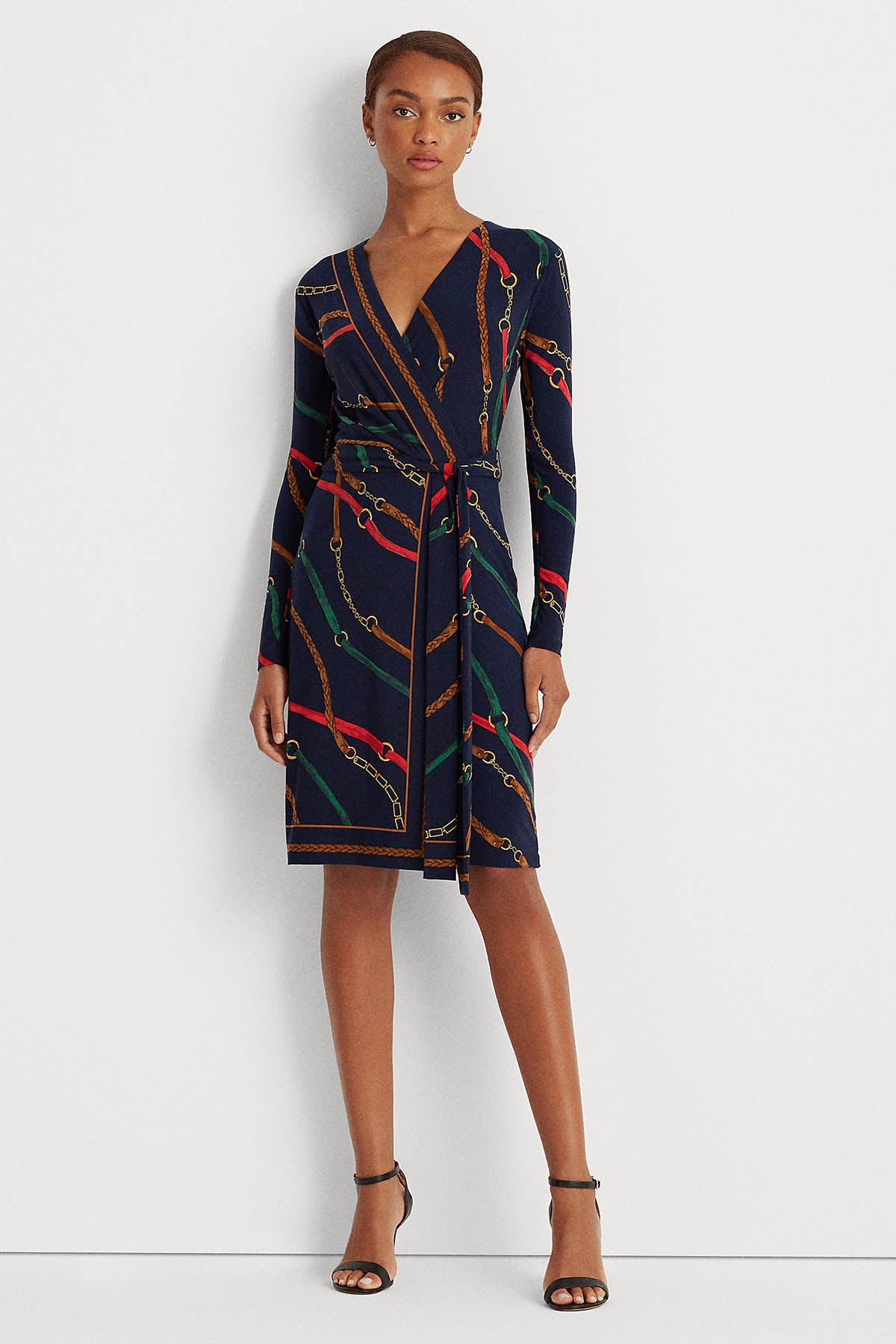 Polo Ralph Lauren V Yaka Kruvaze Elbise-Libas Trendy Fashion Store
