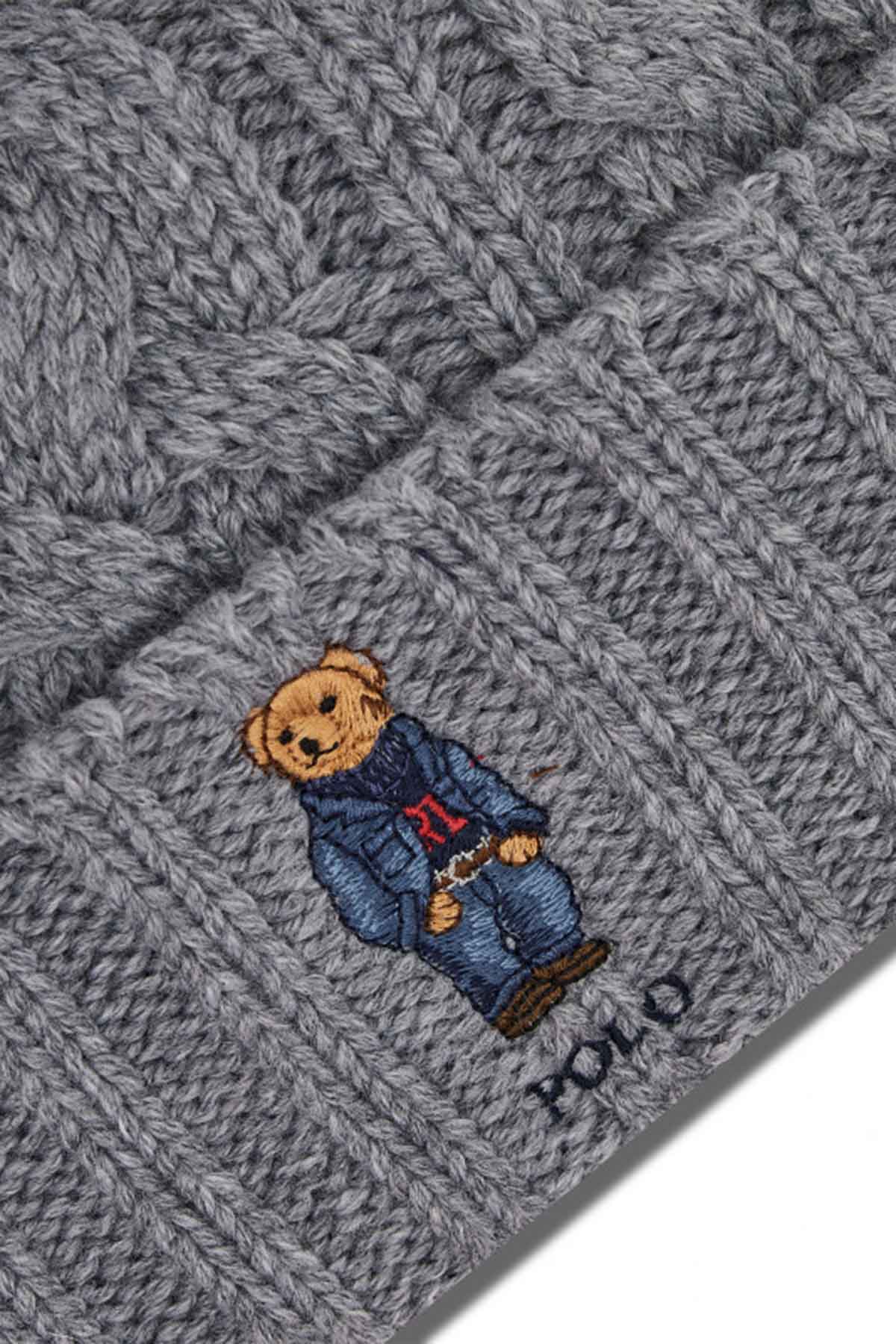 Polo Ralph Lauren Saç Örgü Polo Bear Bere-Libas Trendy Fashion Store