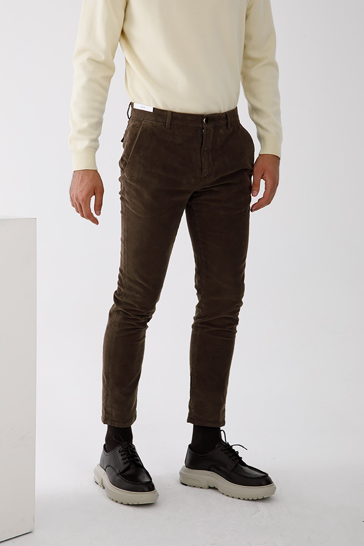 Pantaloni Torino Jungle Skinny Fit Fitilli Kadife Pantolon-Libas Trendy Fashion Store