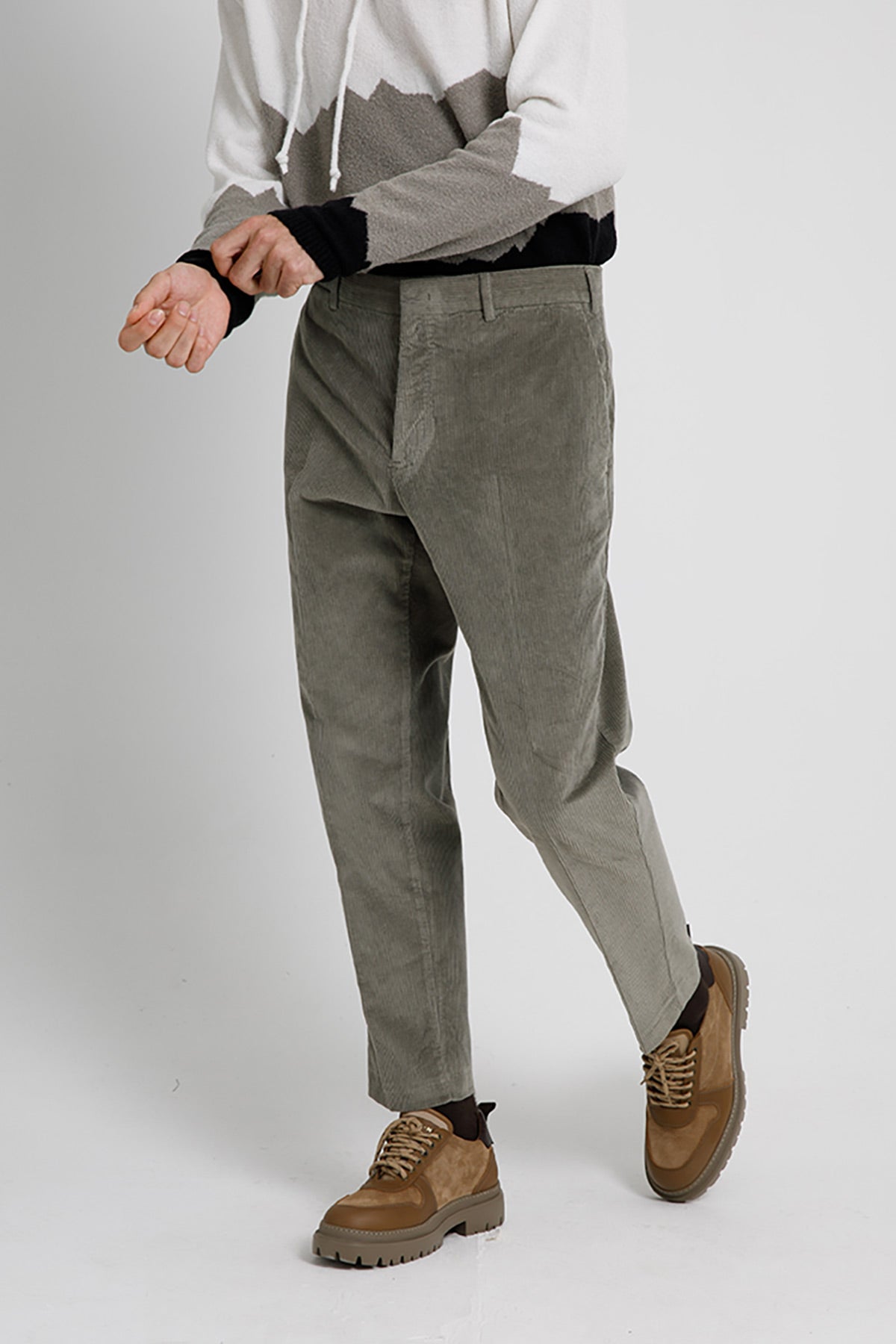 Pantaloni Torino Rebel Fit Streç Fitilli Kadife Pantolon-Libas Trendy Fashion Store