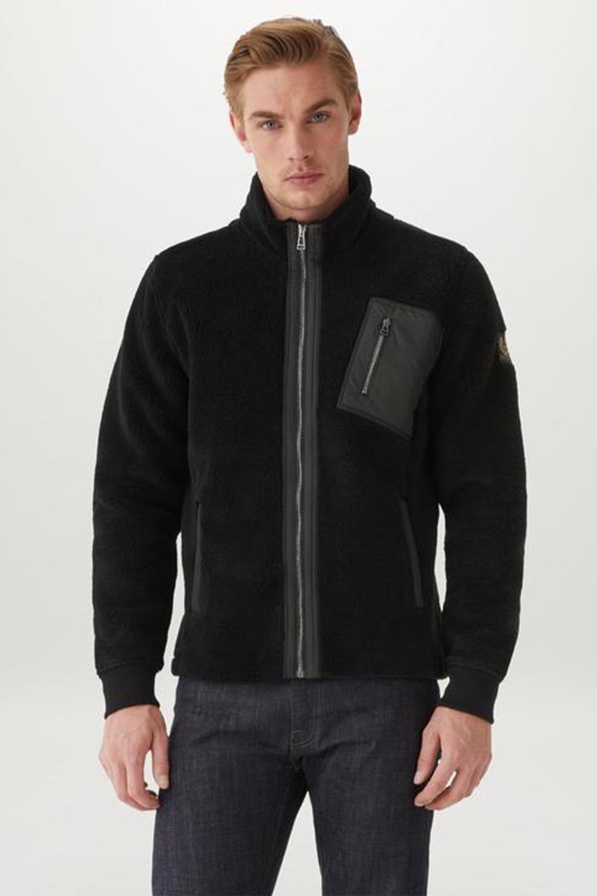 Belstaff Herne Fermuarlı Polar Sweatshirt Ceket-Libas Trendy Fashion Store