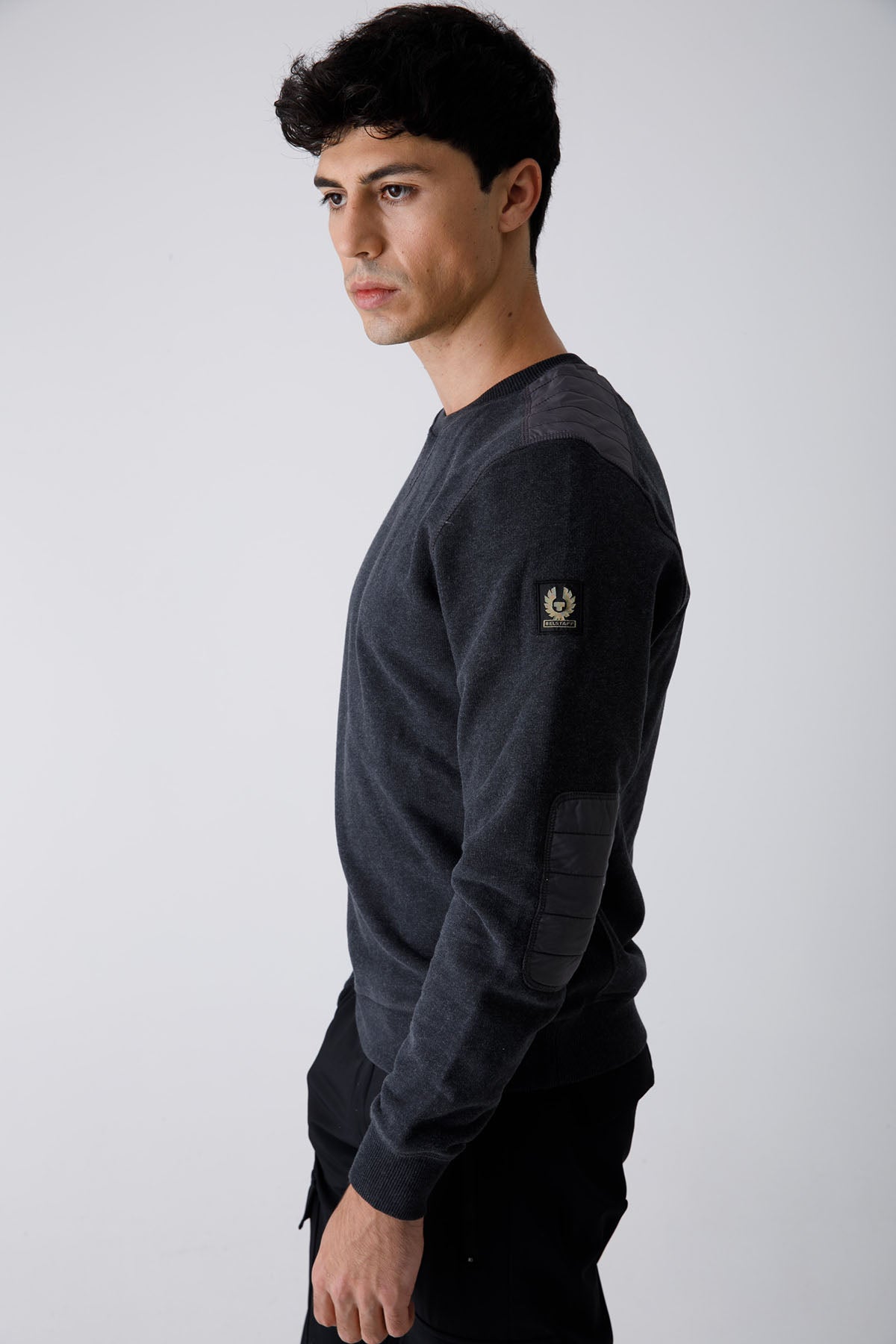 Belstaff Jarvis Yuvarlak Yaka Sweatshirt-Libas Trendy Fashion Store