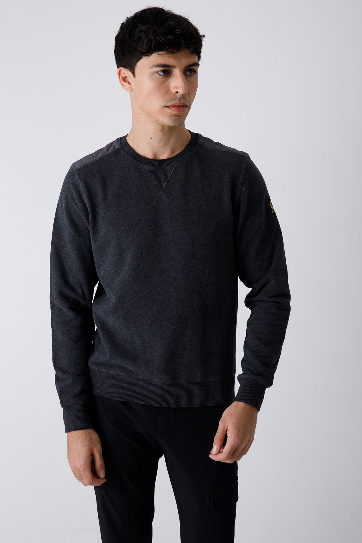 Belstaff Jarvis Yuvarlak Yaka Sweatshirt-Libas Trendy Fashion Store