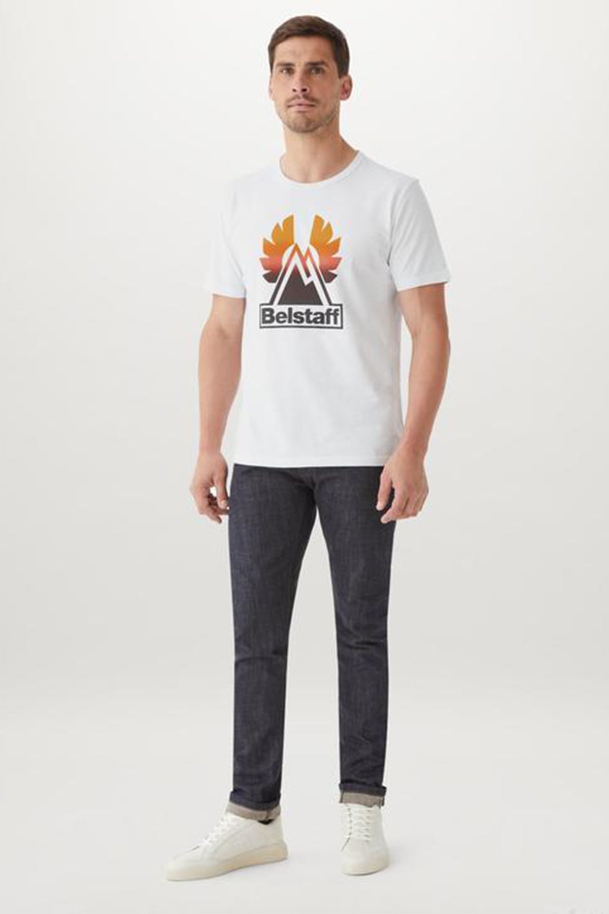 Belstaff Mountain Logolu Vintage T-shirt-Libas Trendy Fashion Store