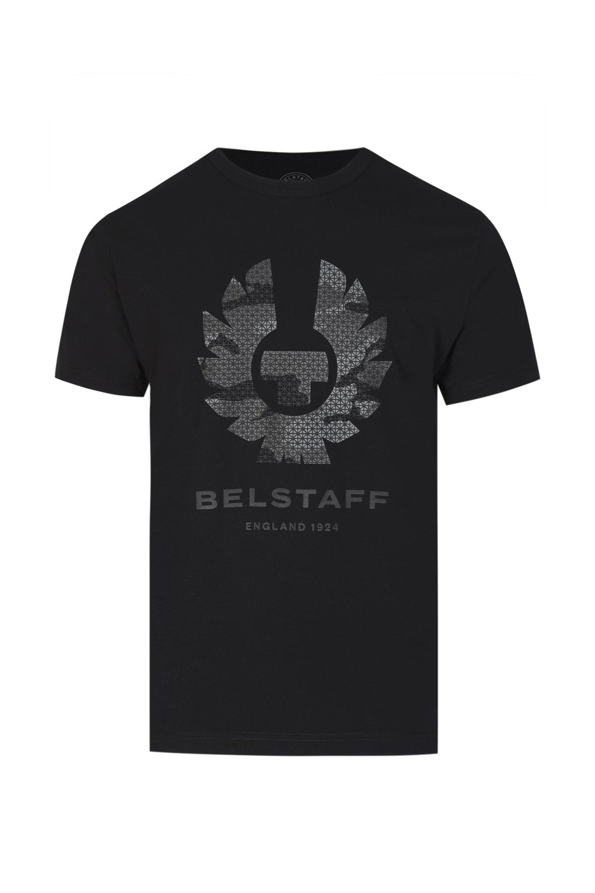 Belstaff Camo Kabartmalı Büyük Logolu T-shirt-Libas Trendy Fashion Store