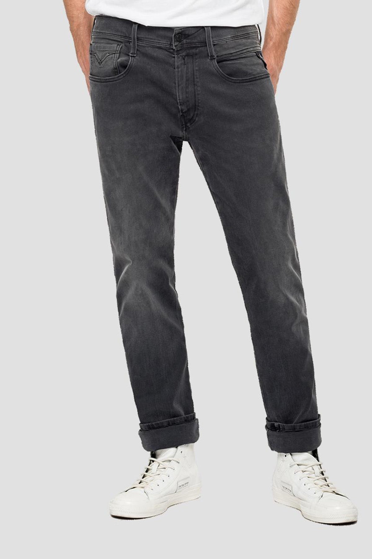 Replay Re-Used Hyperflex Anbass Slim Fit Jeans-Libas Trendy Fashion Store