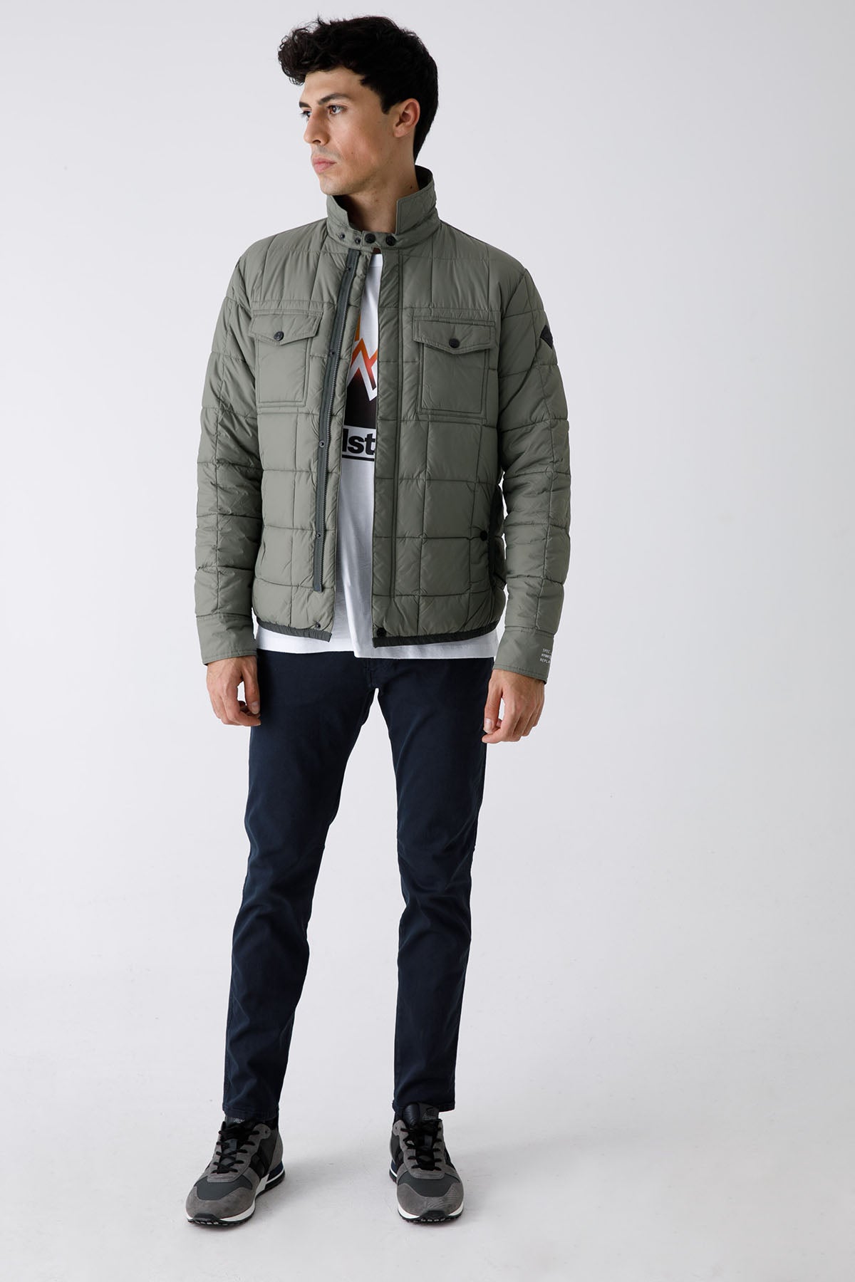 Replay Cep Detaylı İnce Puffer Ceket-Libas Trendy Fashion Store