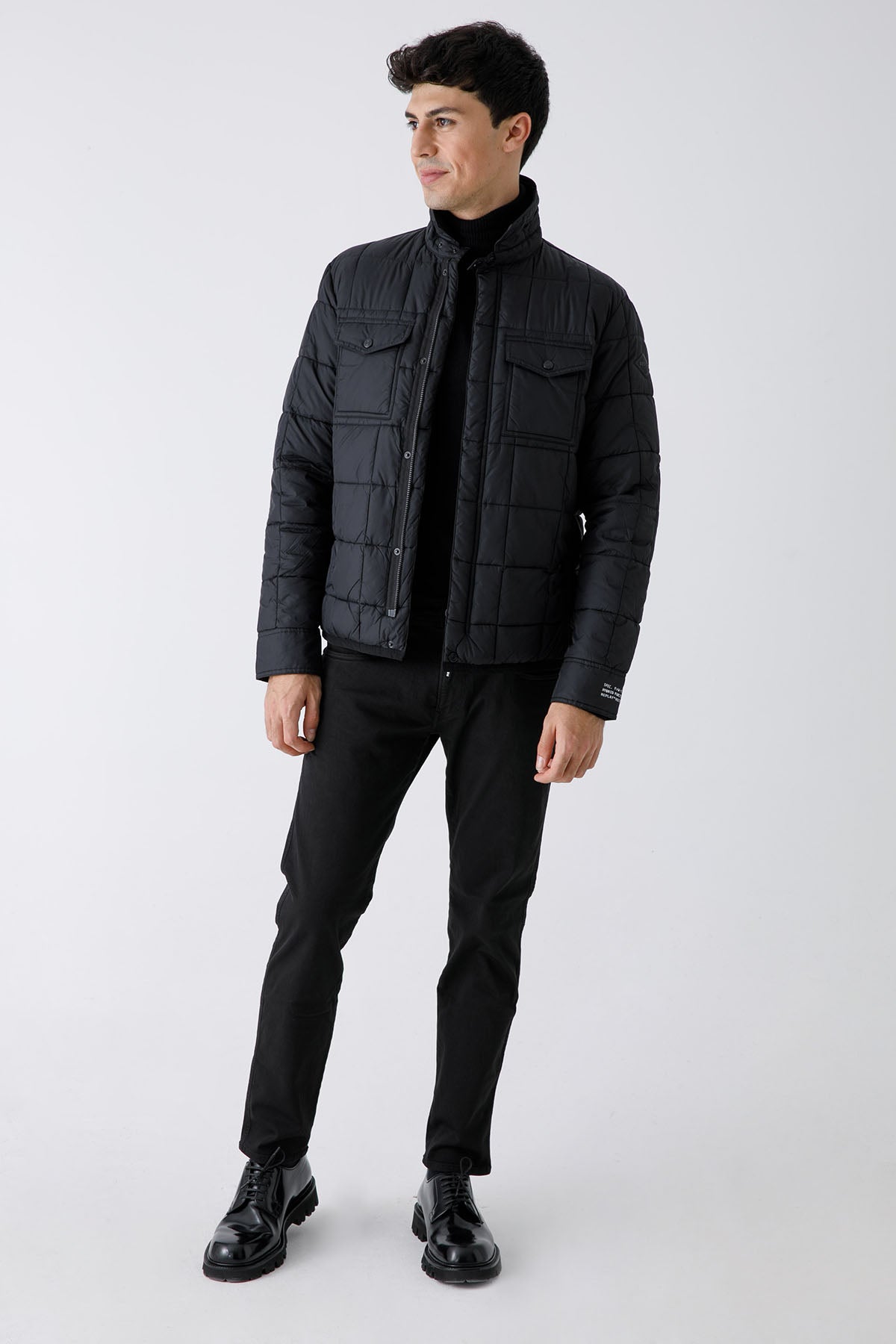 Replay Cep Detaylı İnce Puffer Mont-Libas Trendy Fashion Store