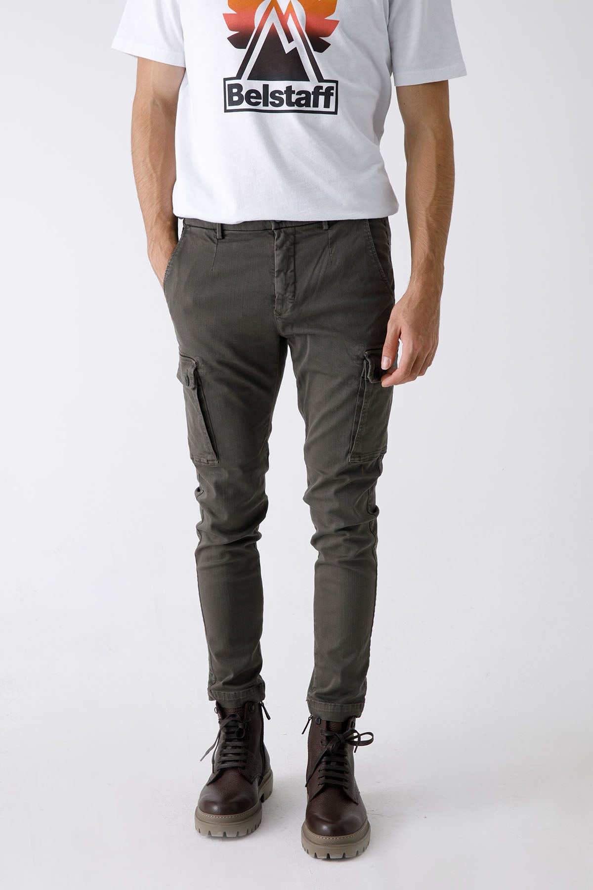 Replay Jaan Hyperflex X-Lite Slim Fit Kargo Pantolon-Libas Trendy Fashion Store