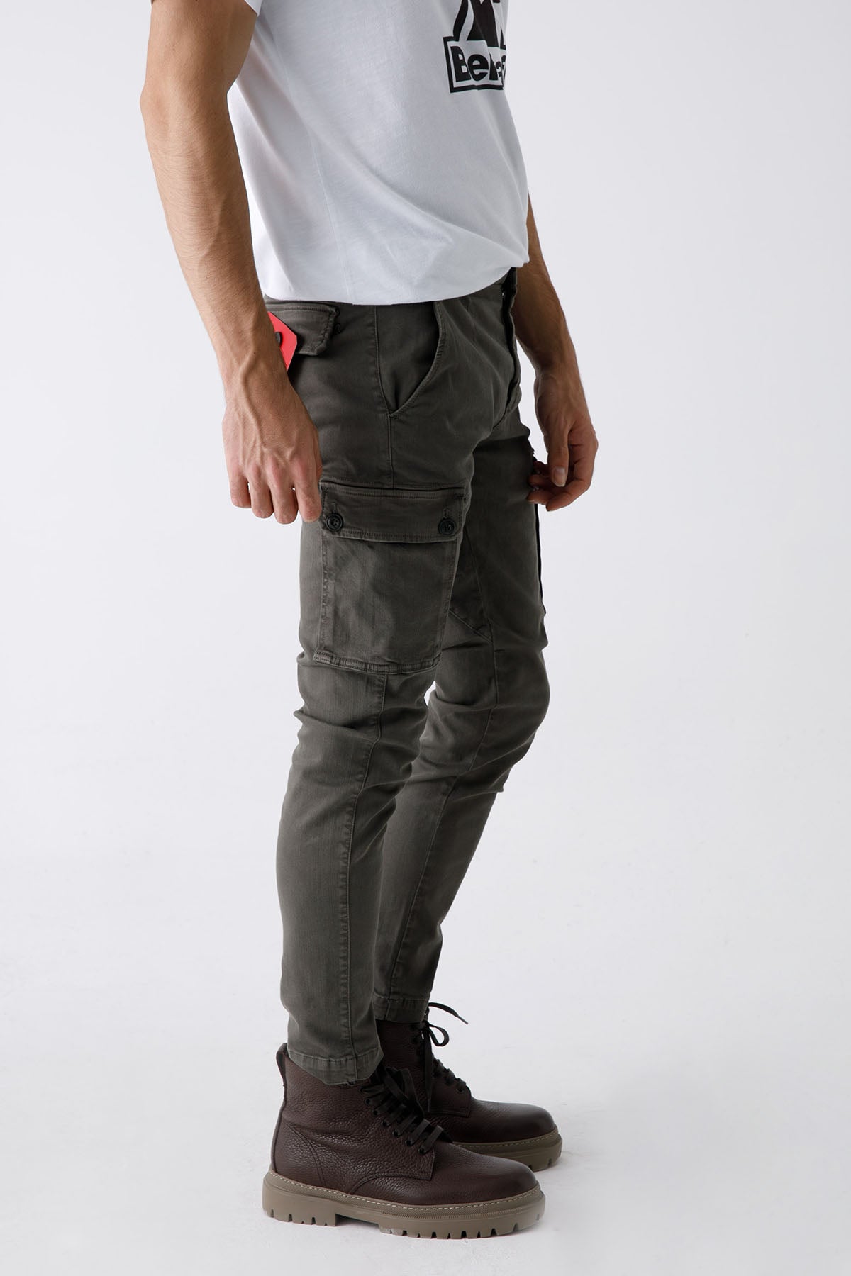 Replay Jaan Hyperflex X-Lite Slim Fit Kargo Pantolon-Libas Trendy Fashion Store